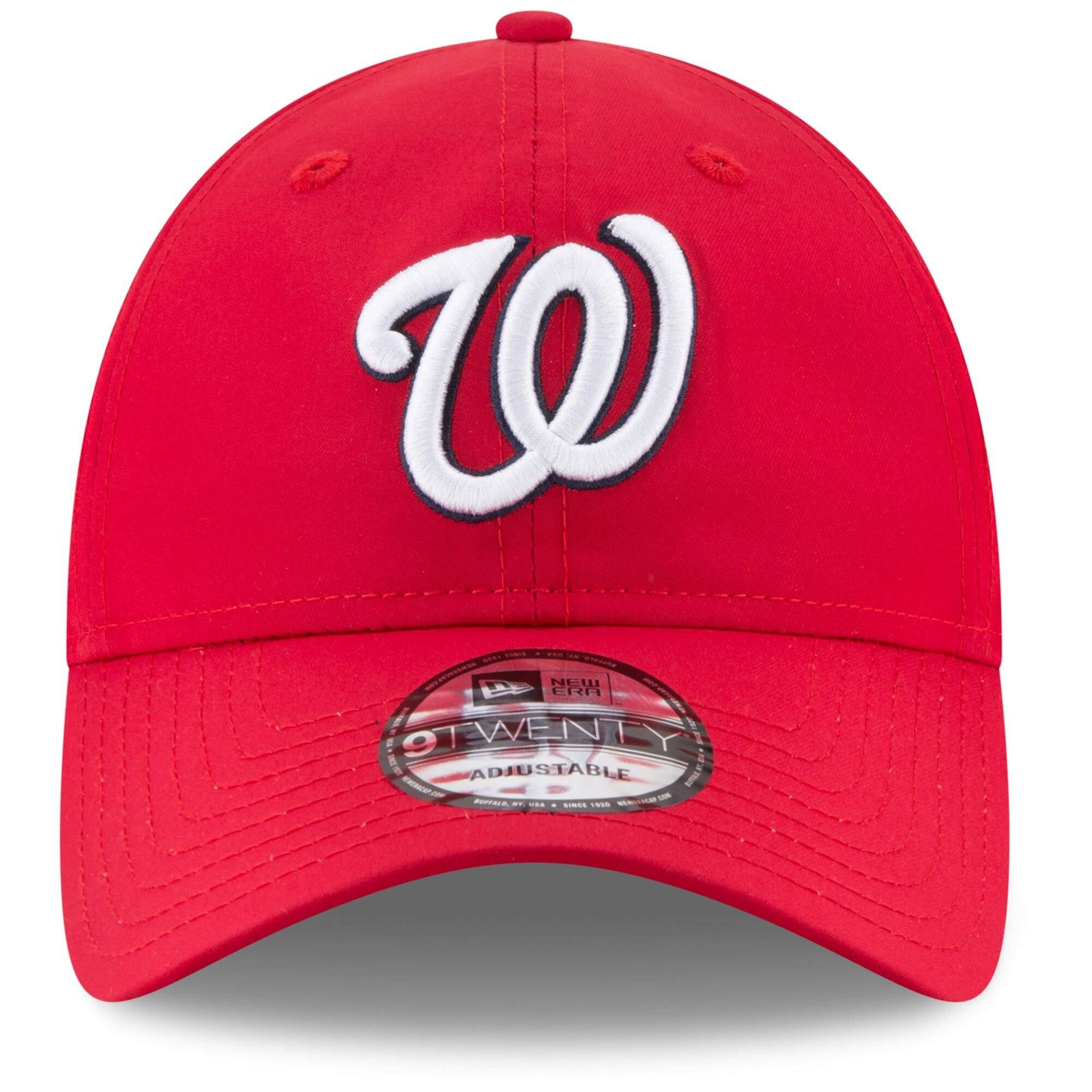 [11591218] Mens New Era MLB Perforated Pivot 9TWENTY Adjustable Hat - Nationals - sneakAR
