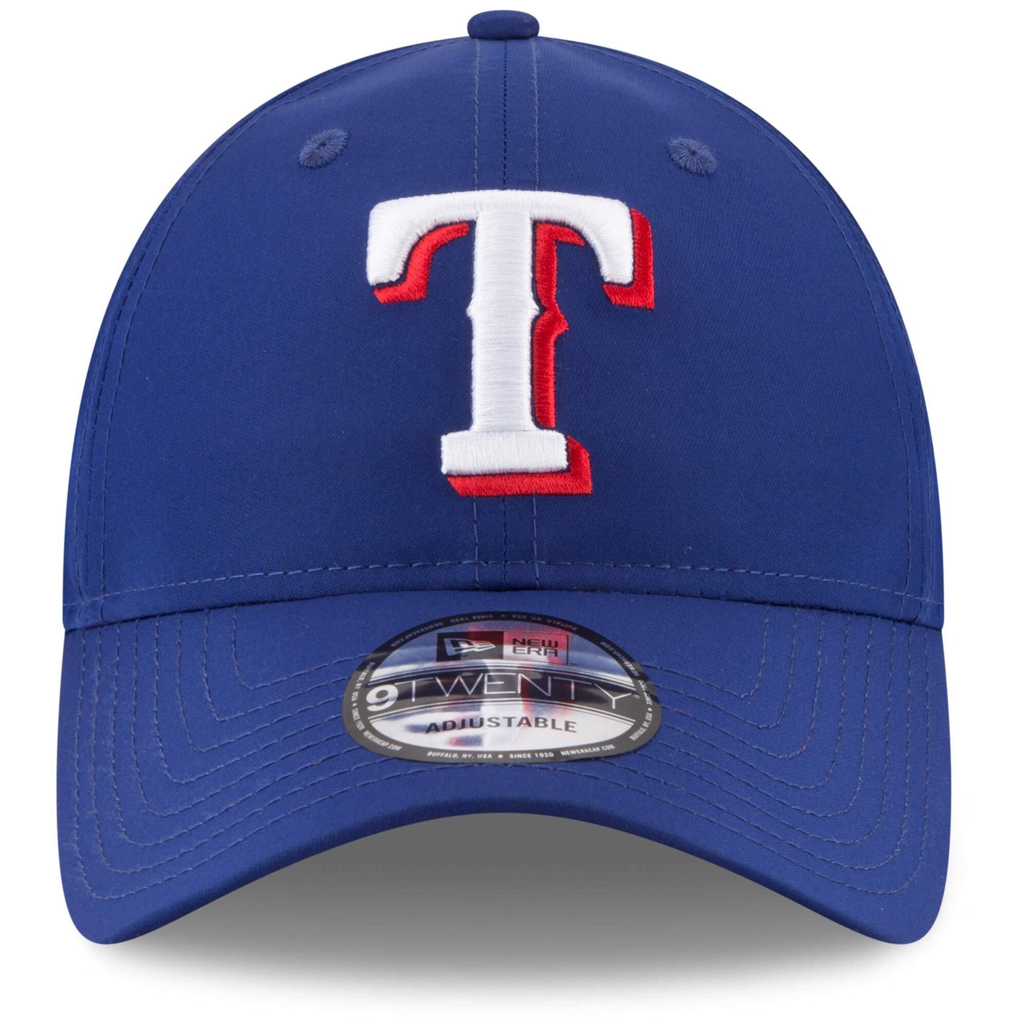 [11591222] Mens New Era MLB Perforated Pivot 9TWENTY Adjustable Hat - Rangers - sneakAR