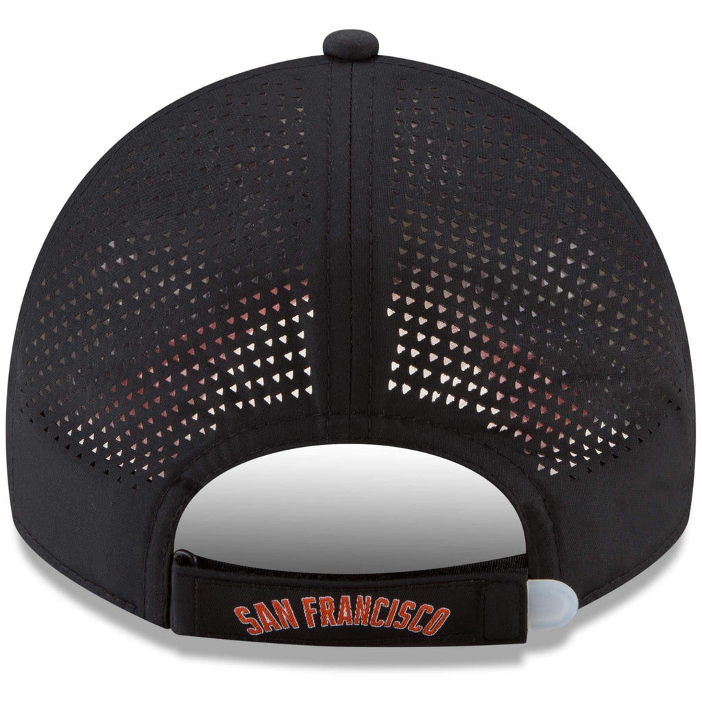 [11591230] Mens New Era MLB Perforated Pivot 9TWENTY Adjustable Hat - Giants - sneakAR