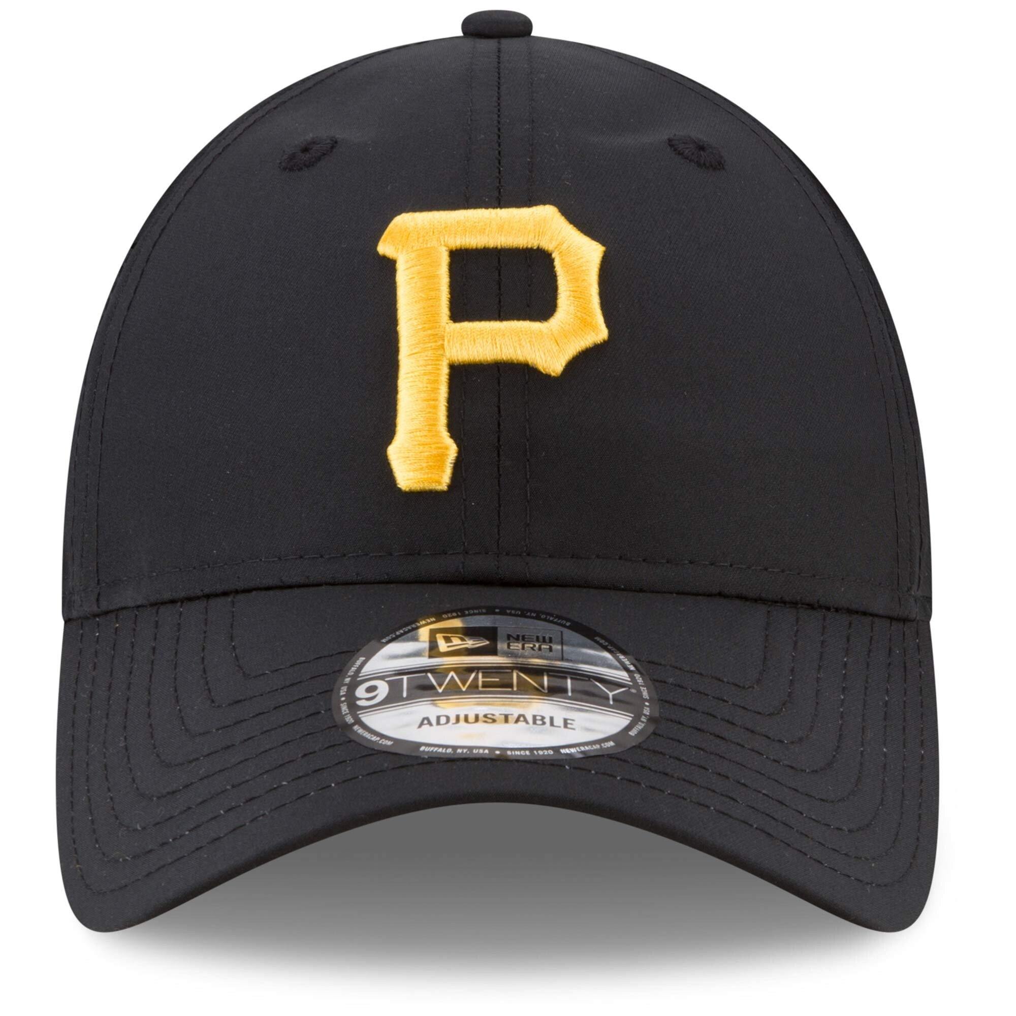 [11591234] Mens New Era MLB Perforated Pivot 9TWENTY Adjustable Hat - Pirates - sneakAR