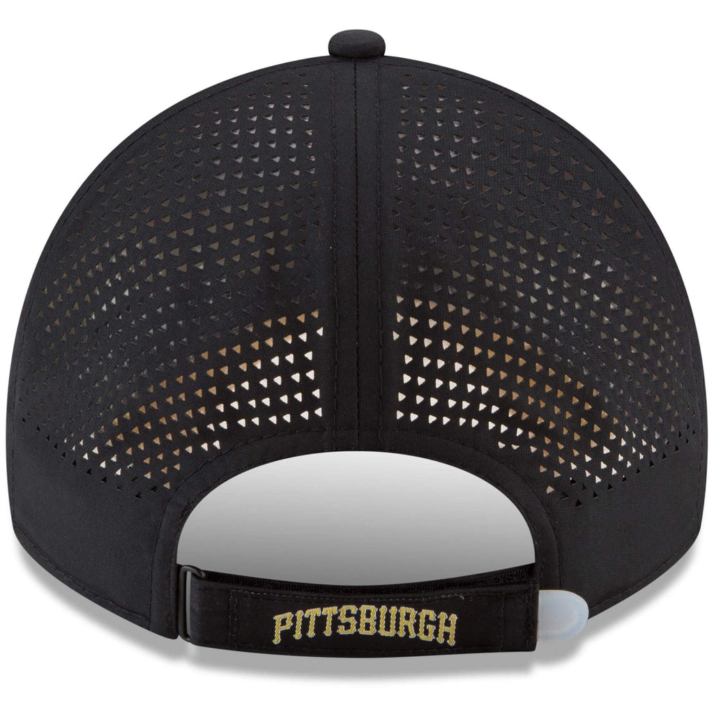 [11591234] Mens New Era MLB Perforated Pivot 9TWENTY Adjustable Hat - Pirates - sneakAR