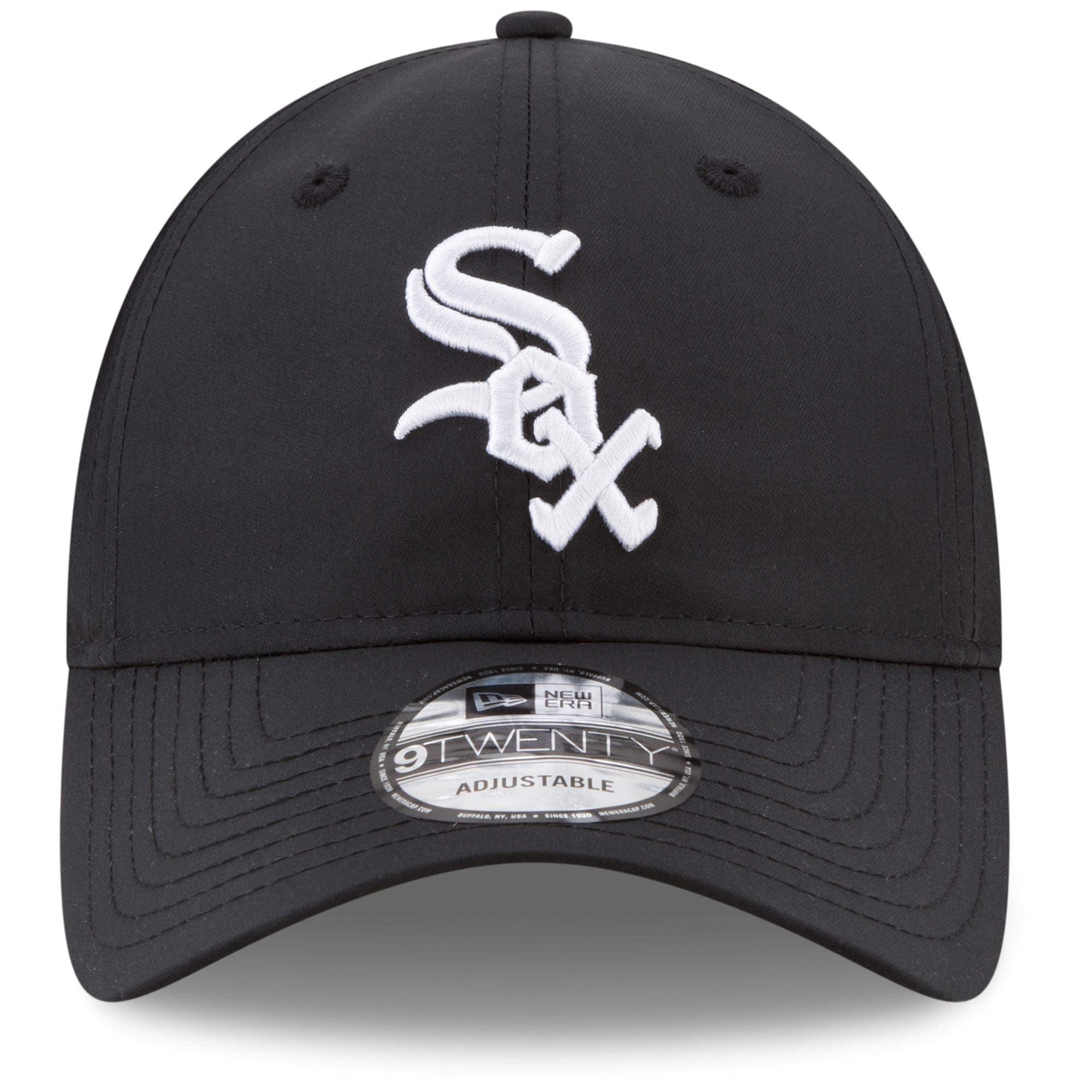 [11591264] Mens New Era MLB Perforated Pivot 9TWENTY Adjustable Hat - White Sox - sneakAR