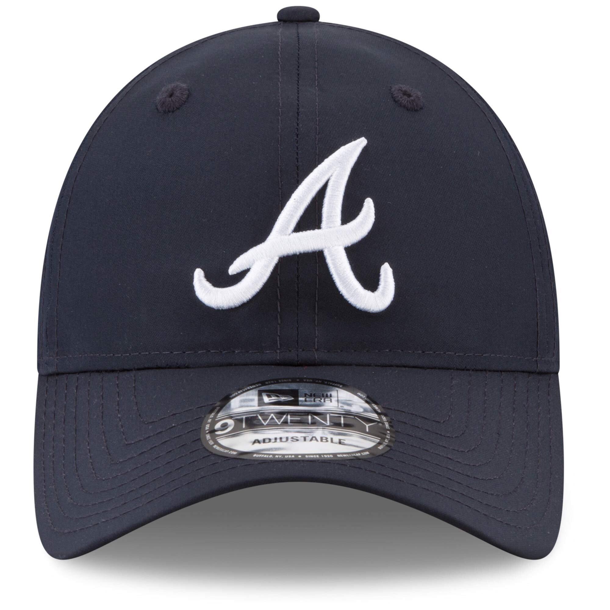 [11591272] Mens New Era MLB Perforated Pivot 9TWENTY Adjustable Hat - Braves - sneakAR