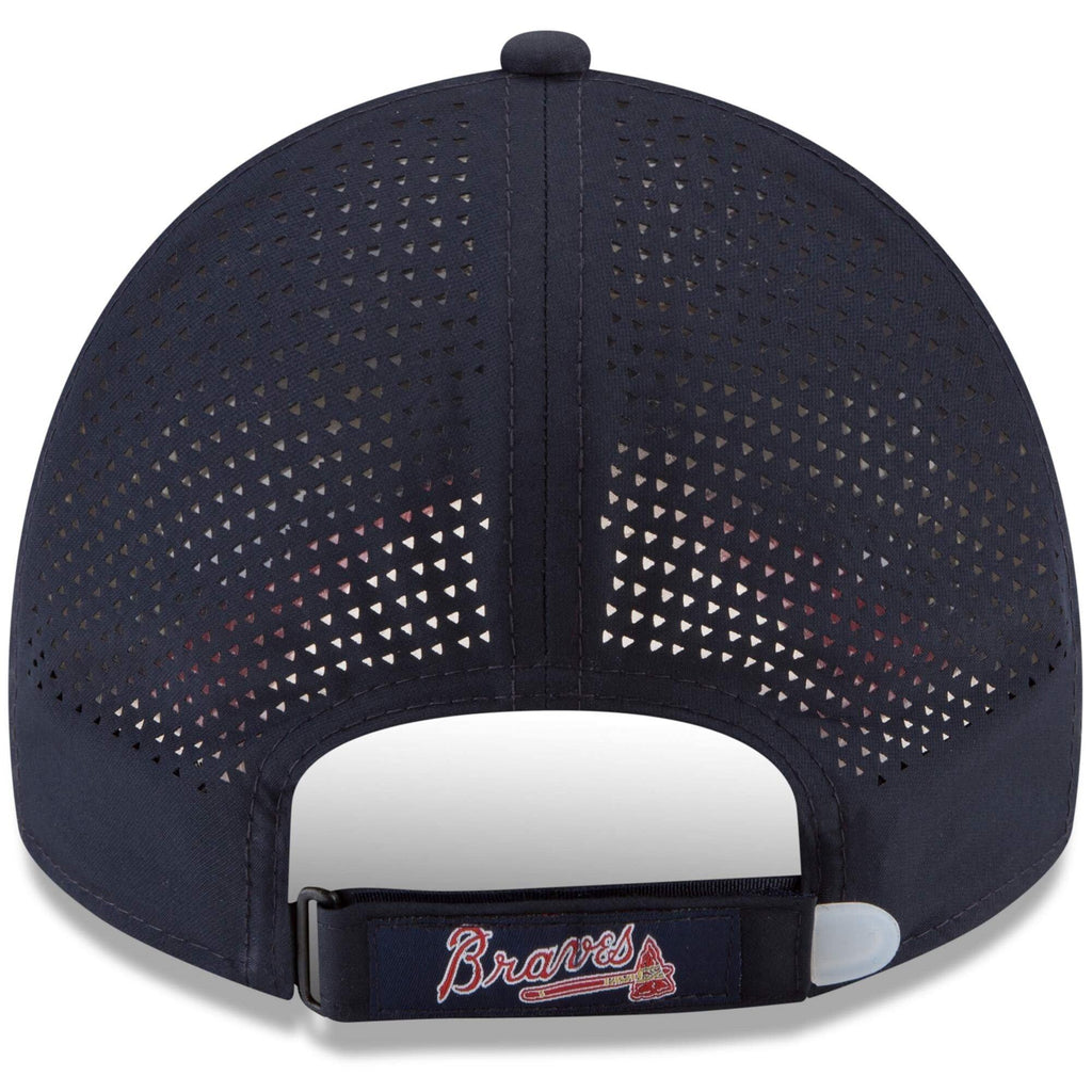 [11591272] Mens New Era MLB Perforated Pivot 9TWENTY Adjustable Hat - Braves - sneakAR