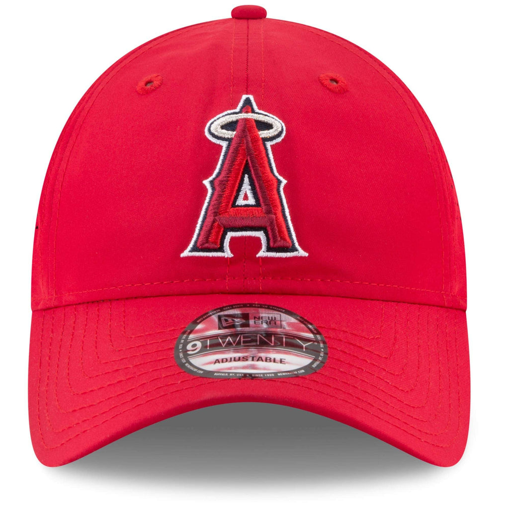 [11591276] Mens New Era MLB Perforated Pivot 9TWENTY Adjustable Hat - LA Angels - sneakAR