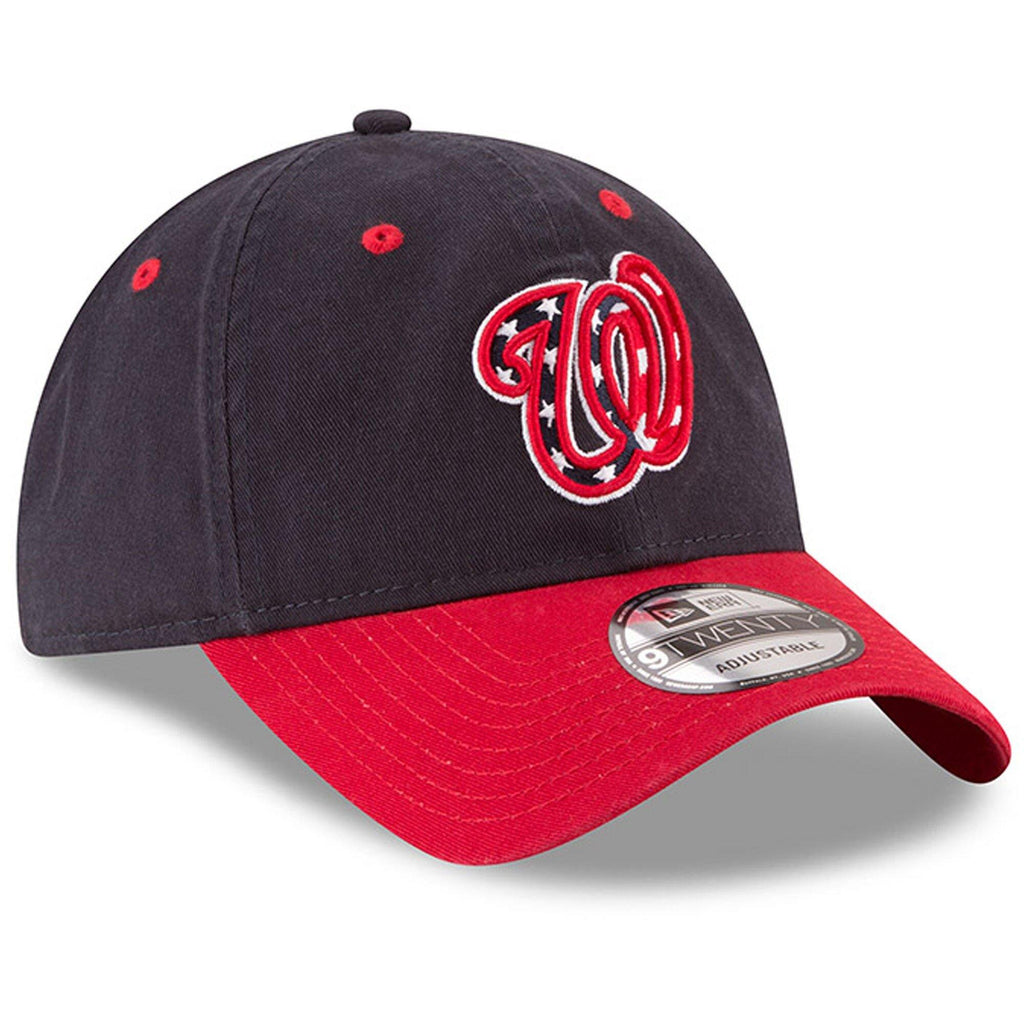 [11591482] Mens New Era MLB Core Classic 9Twenty Strapback Hat - Nationals - sneakAR