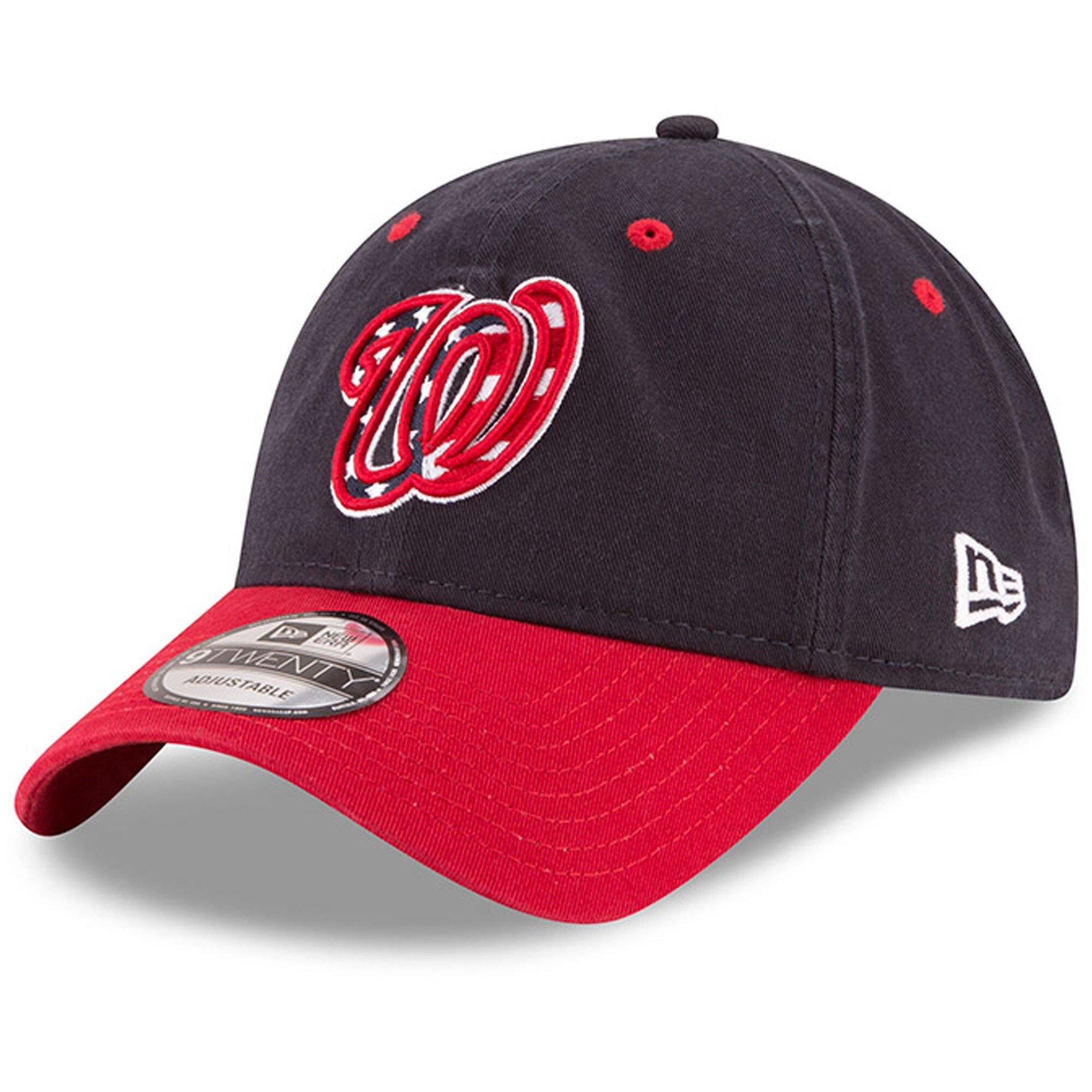 [11591482] Mens New Era MLB Core Classic 9Twenty Strapback Hat - Nationals - sneakAR