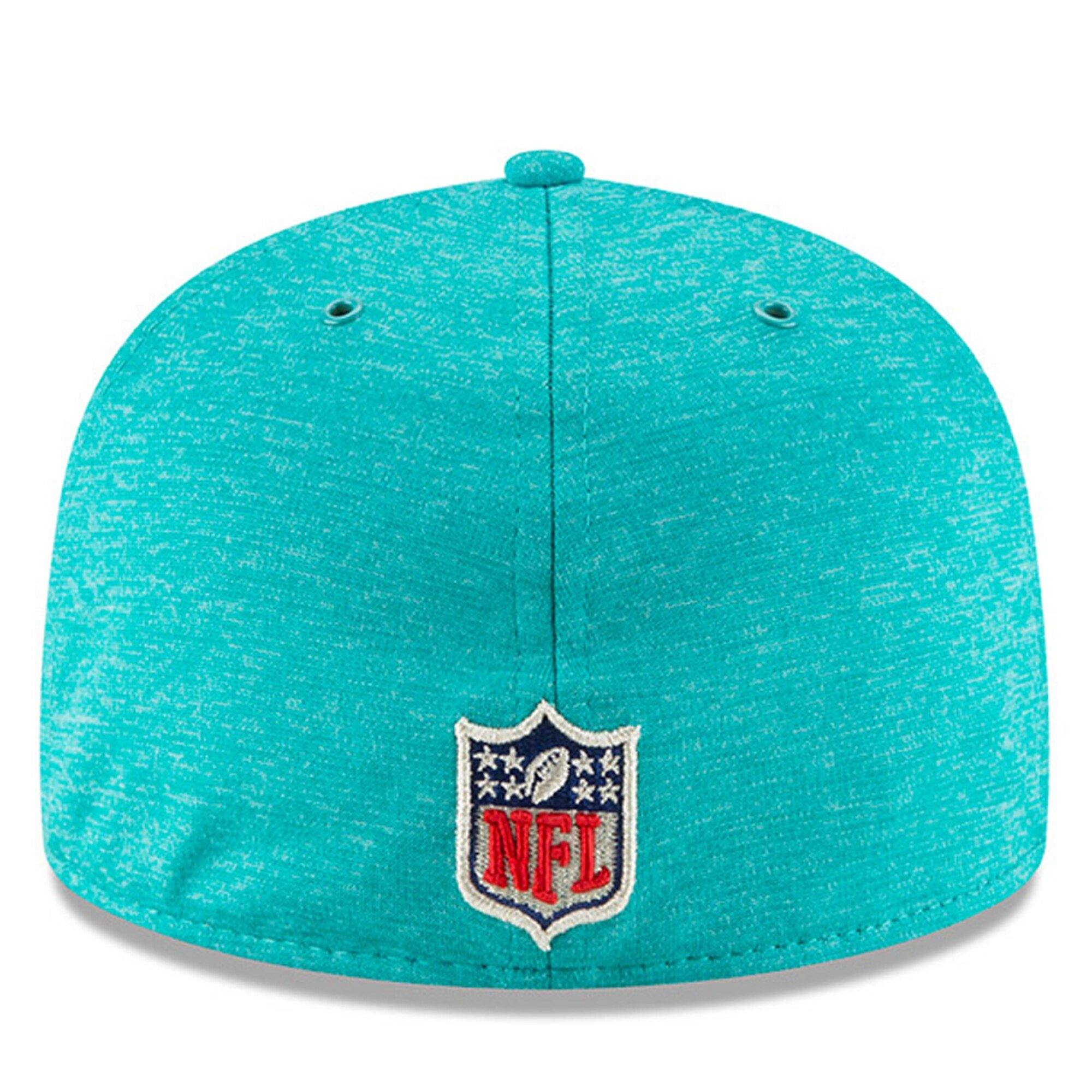 [11762999] Mens New Era NFL 2018 Sideline Home Official 59Fifty Fitted Dolphins - sneakAR