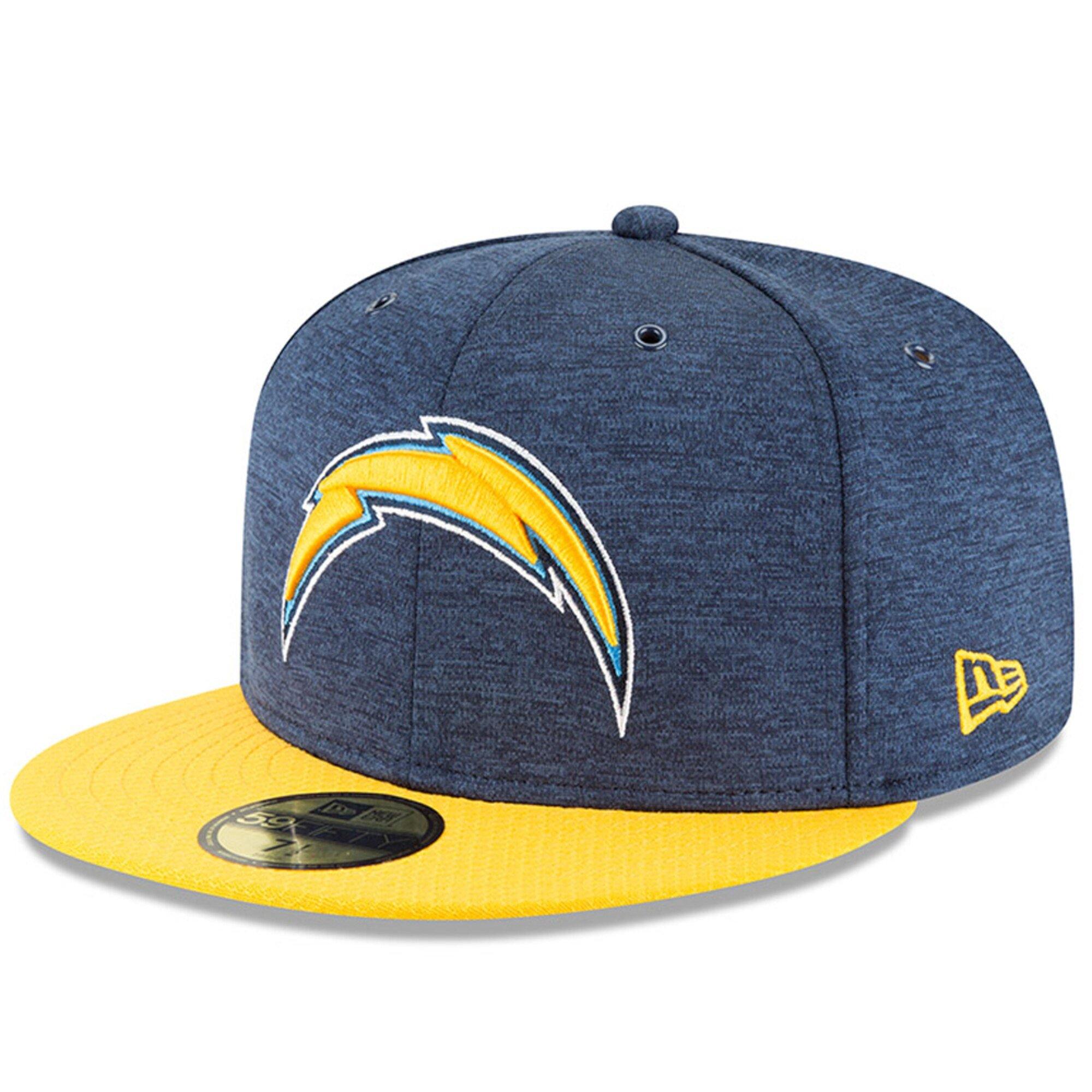 [11763003] Mens New Era NFL 2018 Sideline Home Official 59Fifty Fitted Chargers - sneakAR