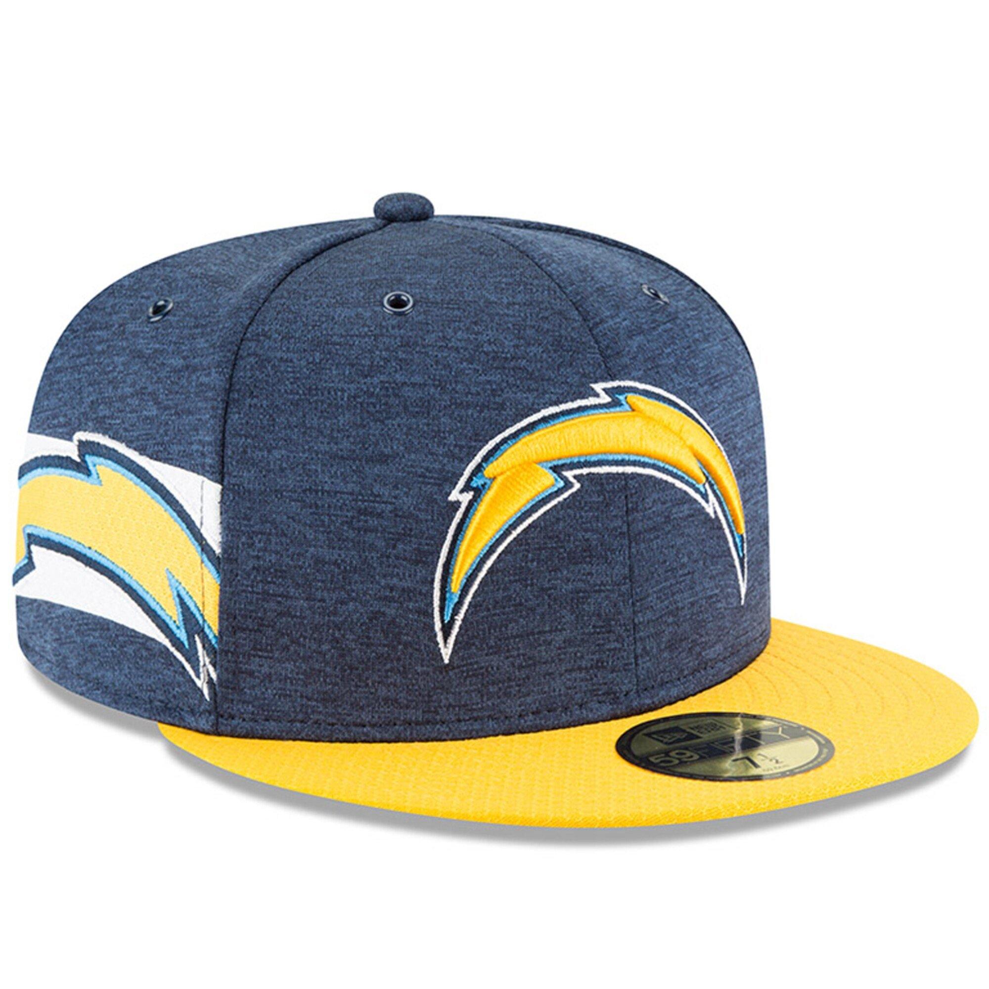 [11763003] Mens New Era NFL 2018 Sideline Home Official 59Fifty Fitted Chargers - sneakAR