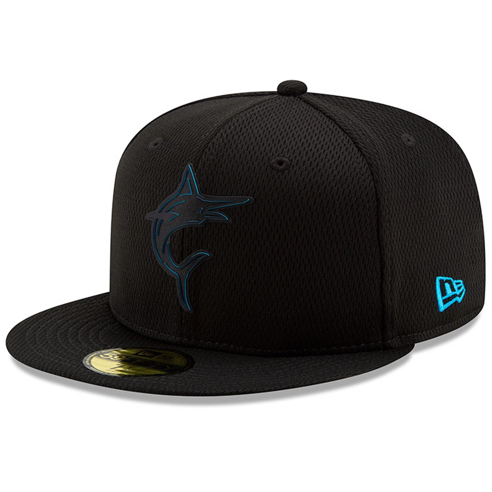 [11867906] Mens New Era MLB 2019 Clubhouse 59Fifty Fitted - Miami Marlins - sneakAR