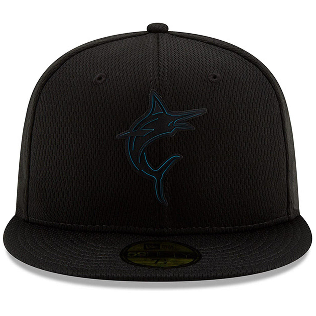 [11867906] Mens New Era MLB 2019 Clubhouse 59Fifty Fitted - Miami Marlins - sneakAR