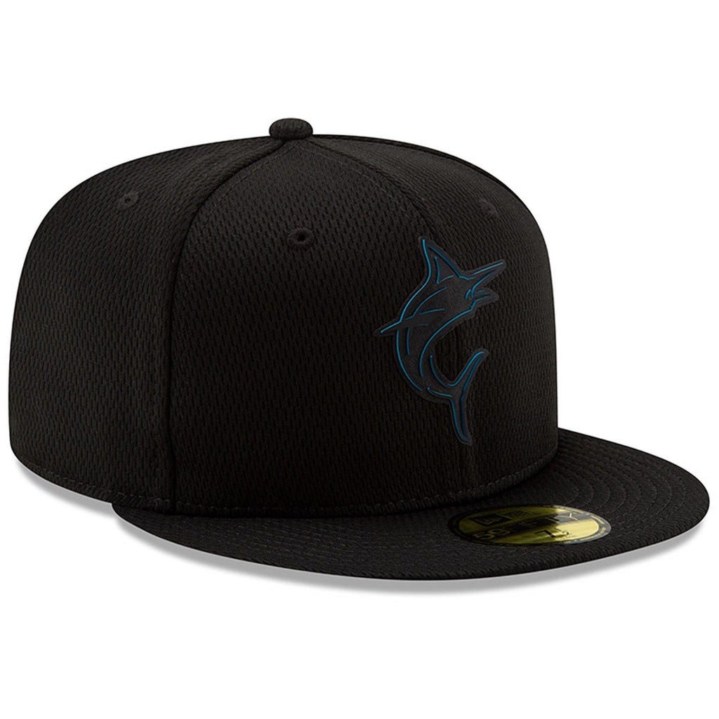 [11867906] Mens New Era MLB 2019 Clubhouse 59Fifty Fitted - Miami Marlins - sneakAR
