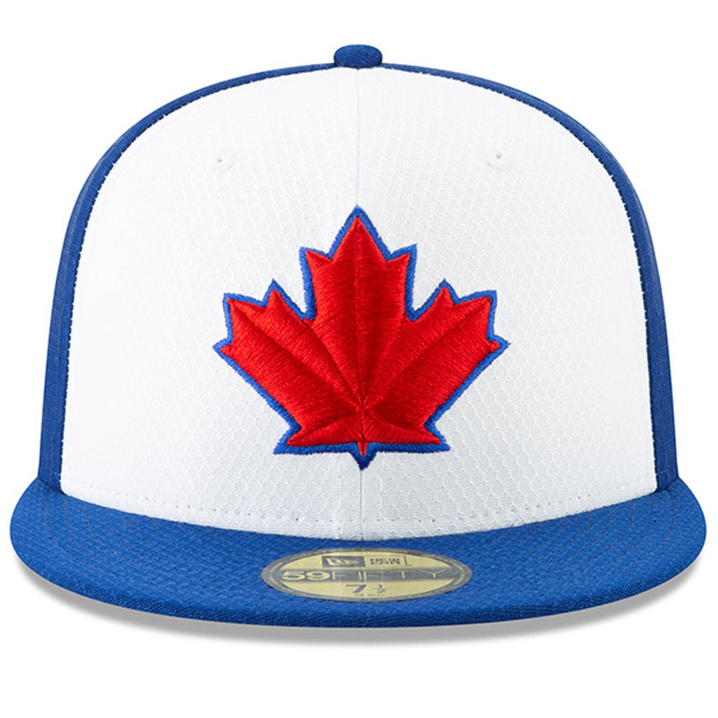 [11900013] Mens New Era MLB 2019 Batting Practice 59FIFTY Fitted Toronto Blue Jays