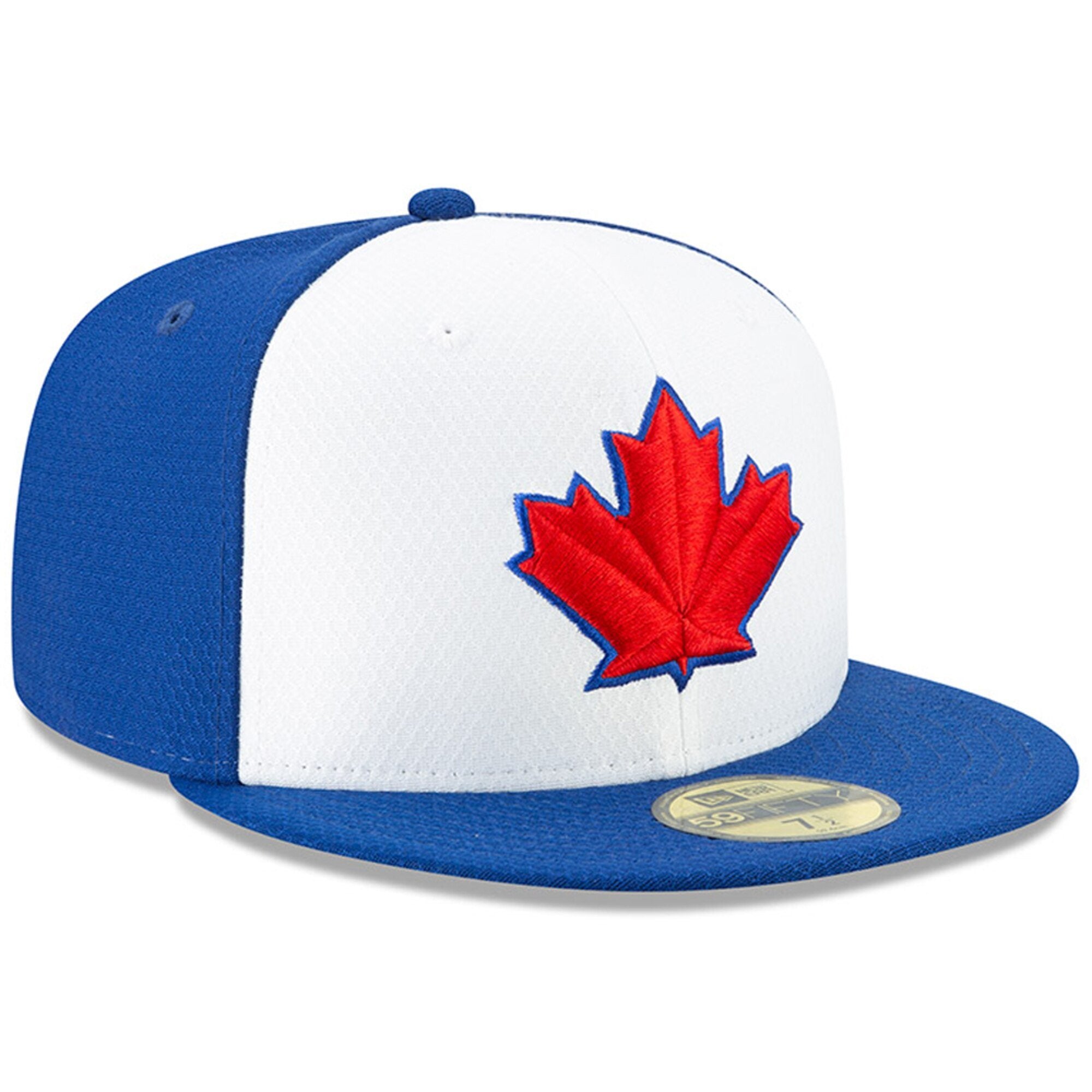 [11900013] Mens New Era MLB 2019 Batting Practice 59FIFTY Fitted Toronto Blue Jays