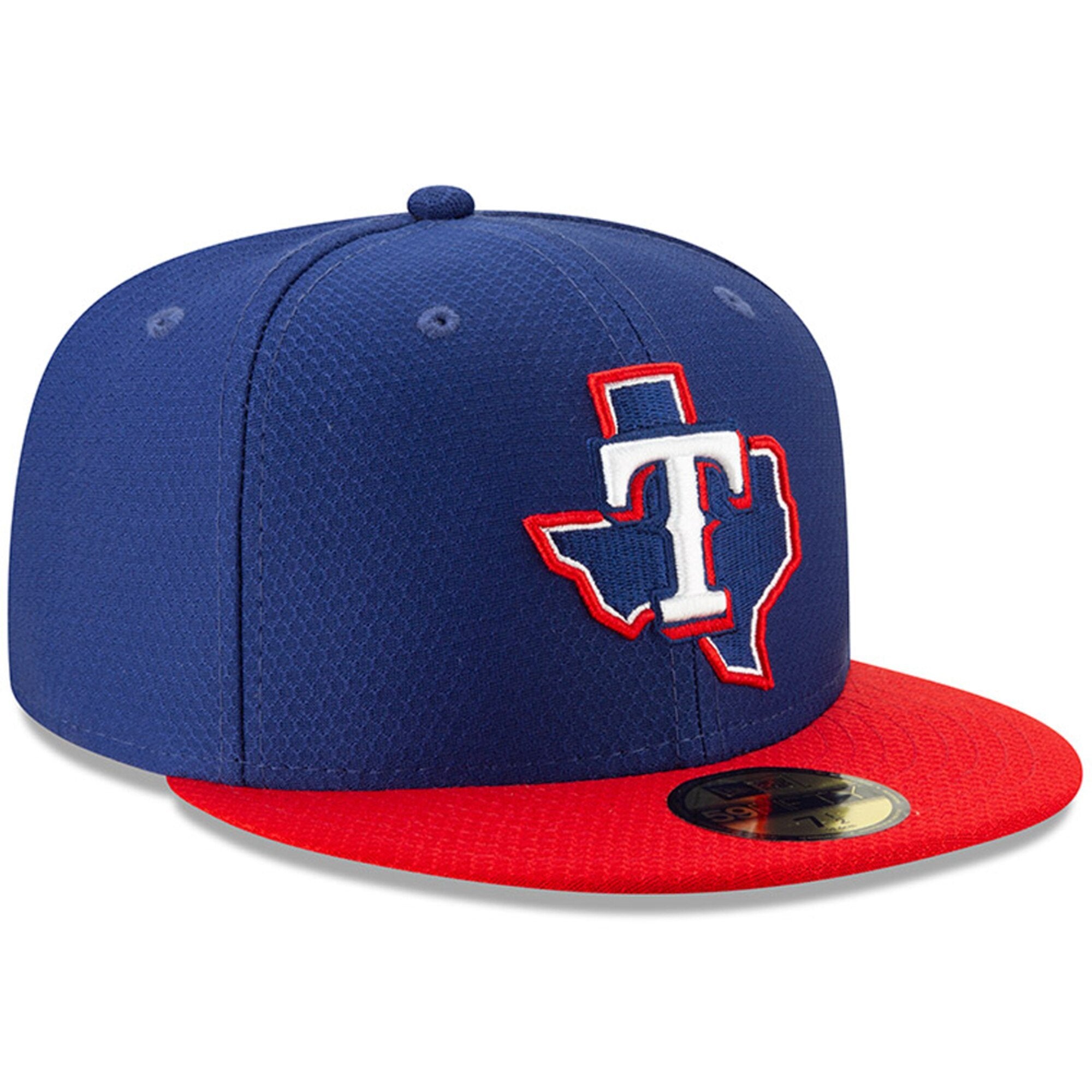 [11900014] Mens New Era MLB 2019 Batting Practice 59FIFTY Fitted Texas Rangers
