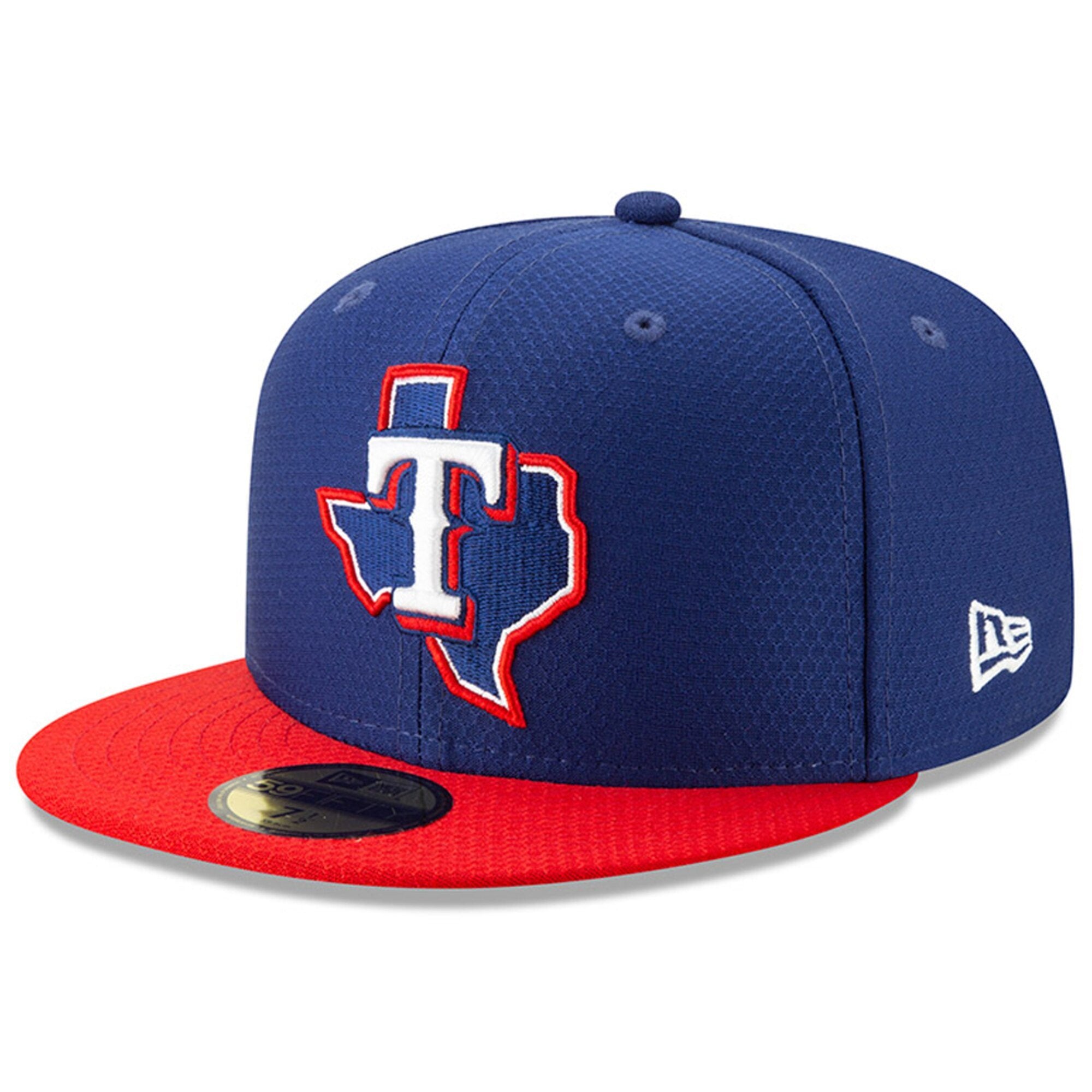 [11900014] Mens New Era MLB 2019 Batting Practice 59FIFTY Fitted Texas Rangers