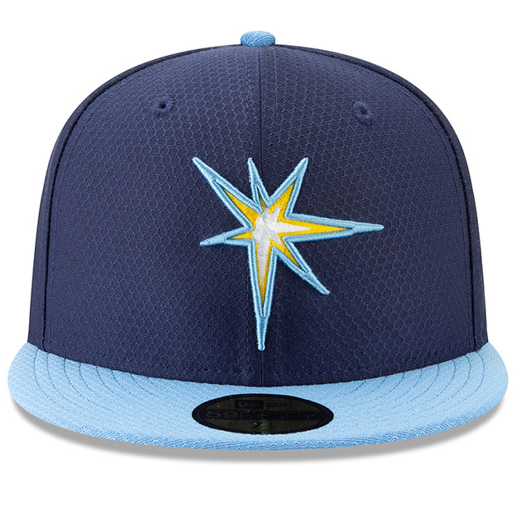 [11900016] Mens New Era MLB 2019 Batting Practice 59FIFTY Fitted Tampa Bay Rays