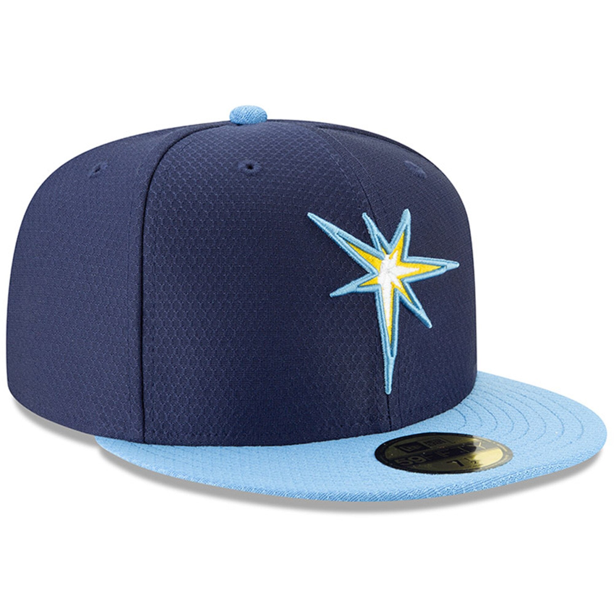 [11900016] Mens New Era MLB 2019 Batting Practice 59FIFTY Fitted Tampa Bay Rays