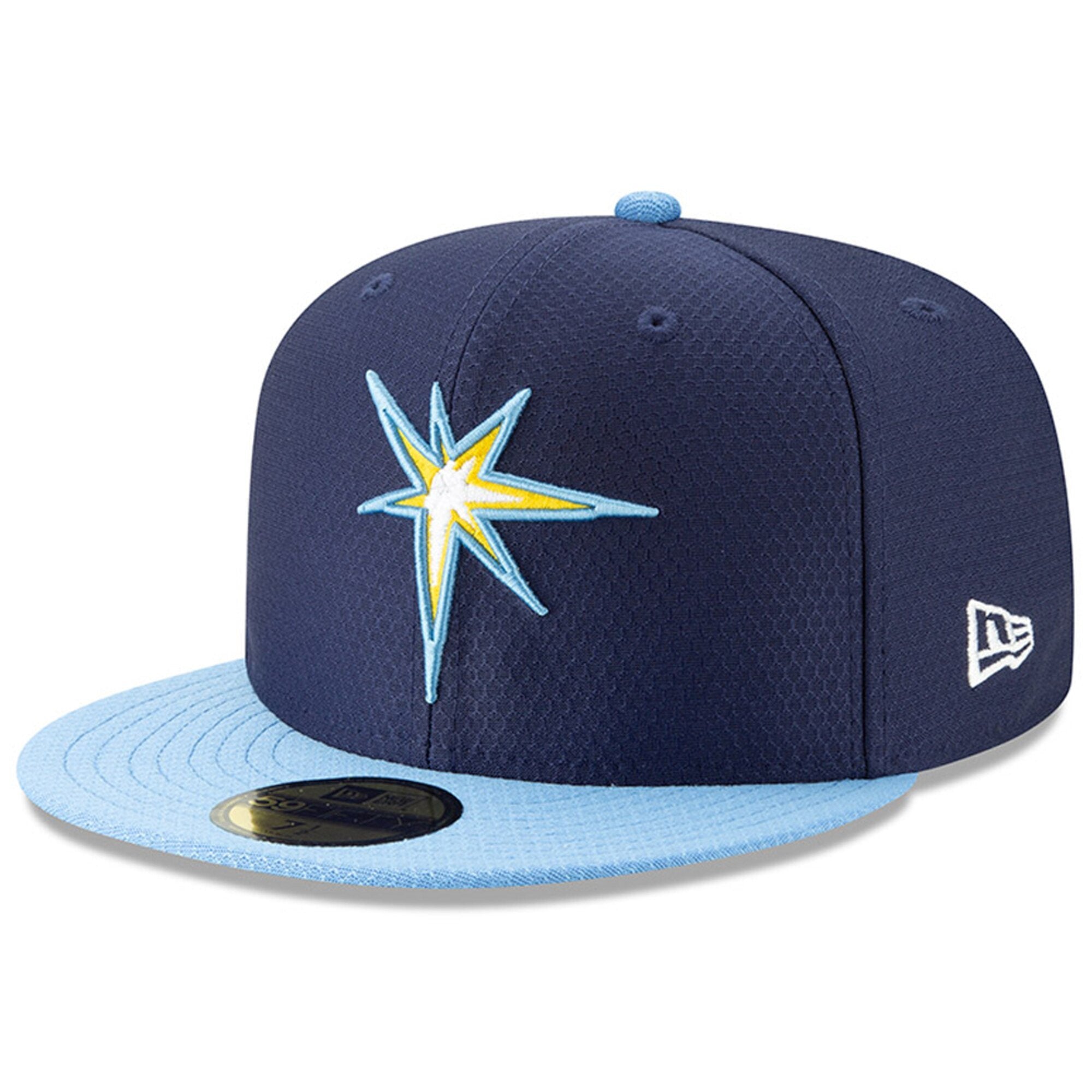 [11900016] Mens New Era MLB 2019 Batting Practice 59FIFTY Fitted Tampa Bay Rays
