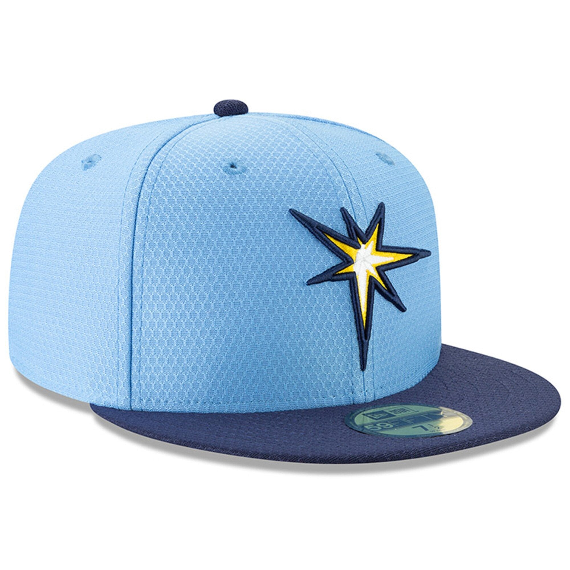 [11900017] Mens New Era MLB 2019 Batting Practice 59FIFTY Fitted Tampa Bay Rays