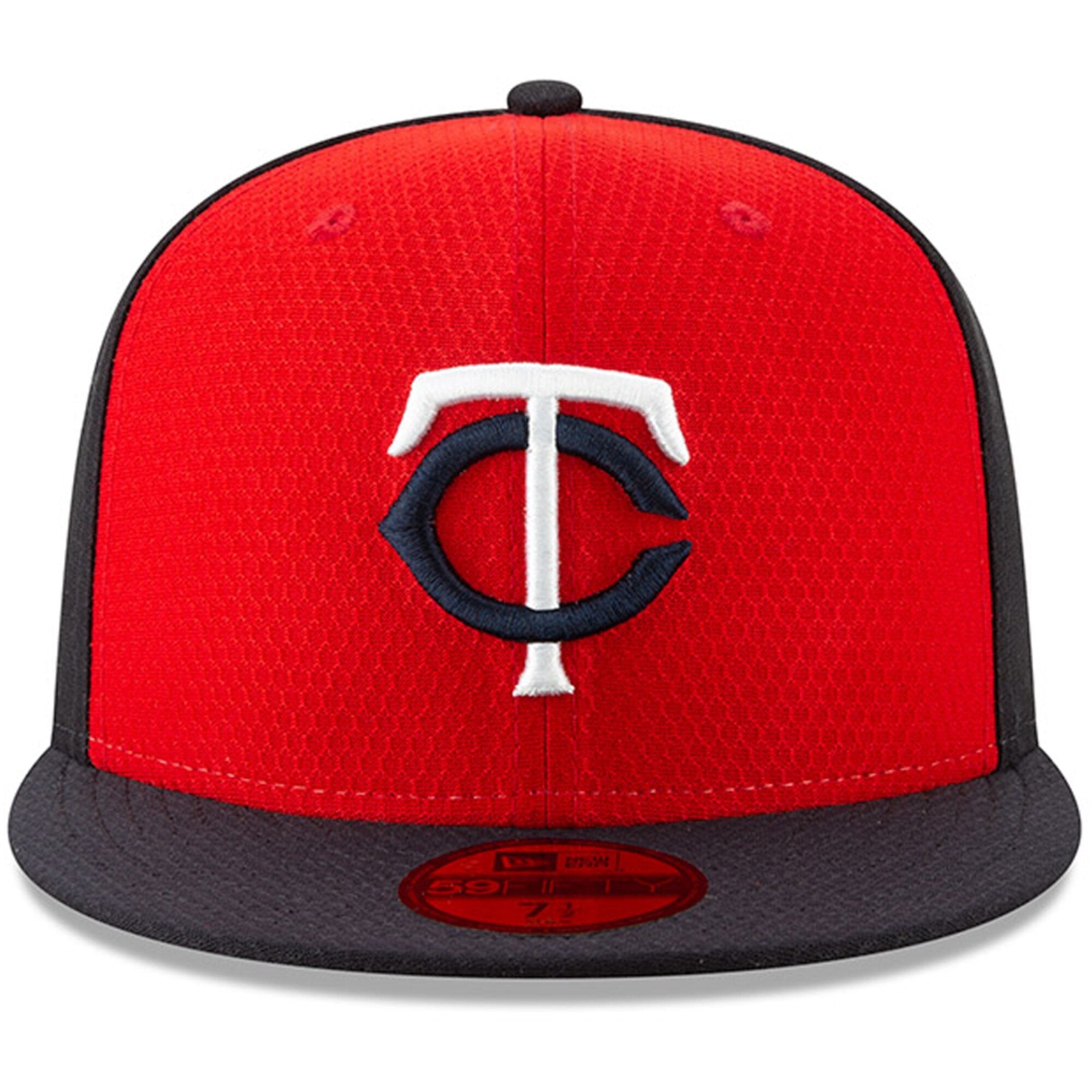 [11900029] Mens New Era MLB 2019 Batting Practice 59FIFTY Fitted Minnesota Twins