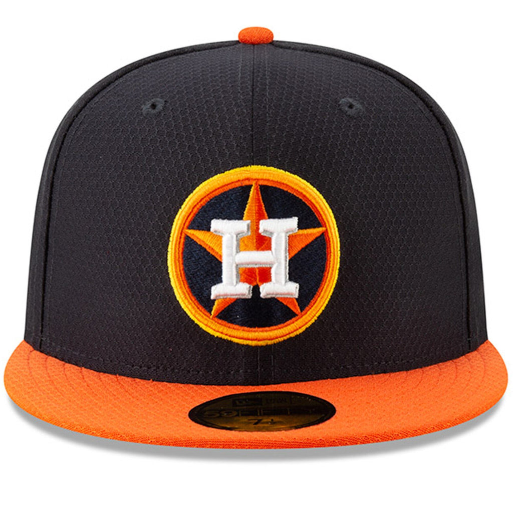 [11900038] Mens New Era MLB 2019 Batting Practice 59FIFTY Fitted Houston Astros