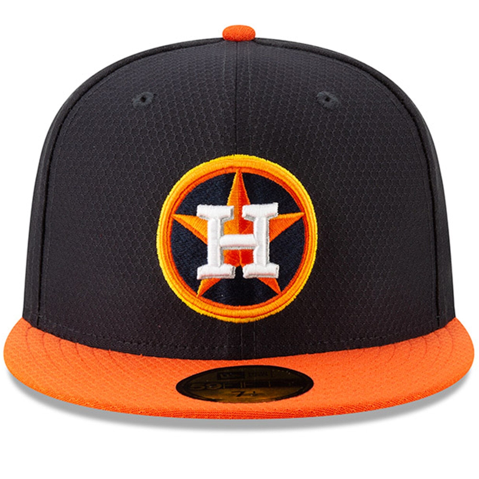 [11900038] Mens New Era MLB 2019 Batting Practice 59FIFTY Fitted Houston Astros