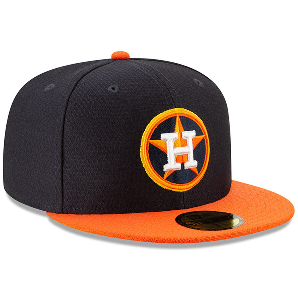 [11900038] Mens New Era MLB 2019 Batting Practice 59FIFTY Fitted Houston Astros