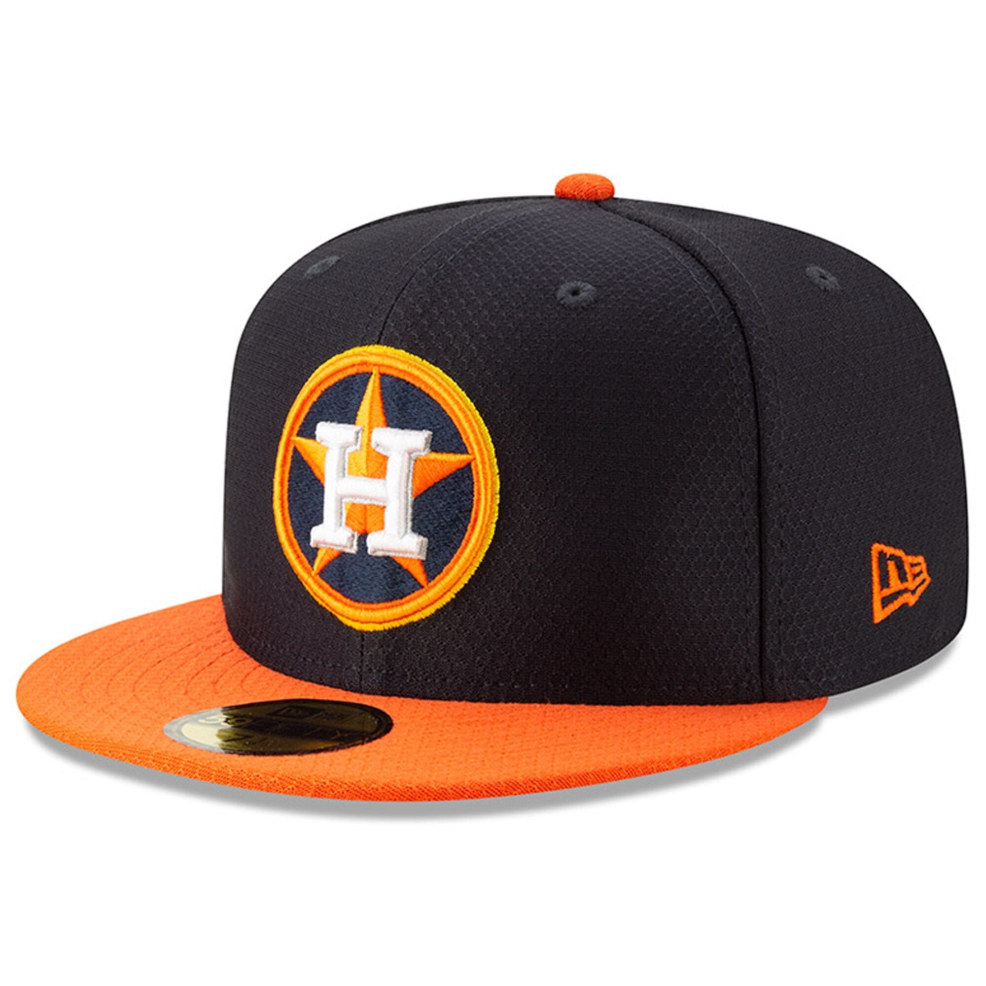 [11900038] Mens New Era MLB 2019 Batting Practice 59FIFTY Fitted Houston Astros