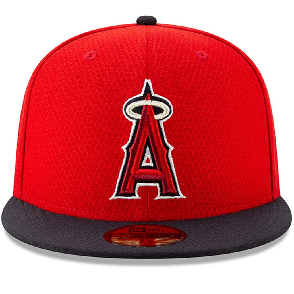 [11900056] Mens New Era MLB 2019 Batting Practice 59FIFTY Fitted Los Angeles Angels