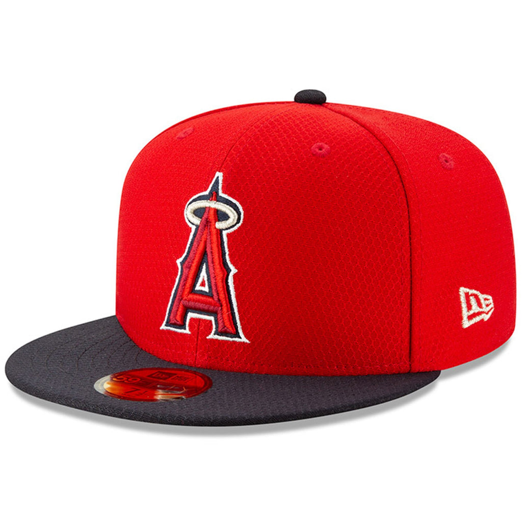 [11900056] Mens New Era MLB 2019 Batting Practice 59FIFTY Fitted Los Angeles Angels