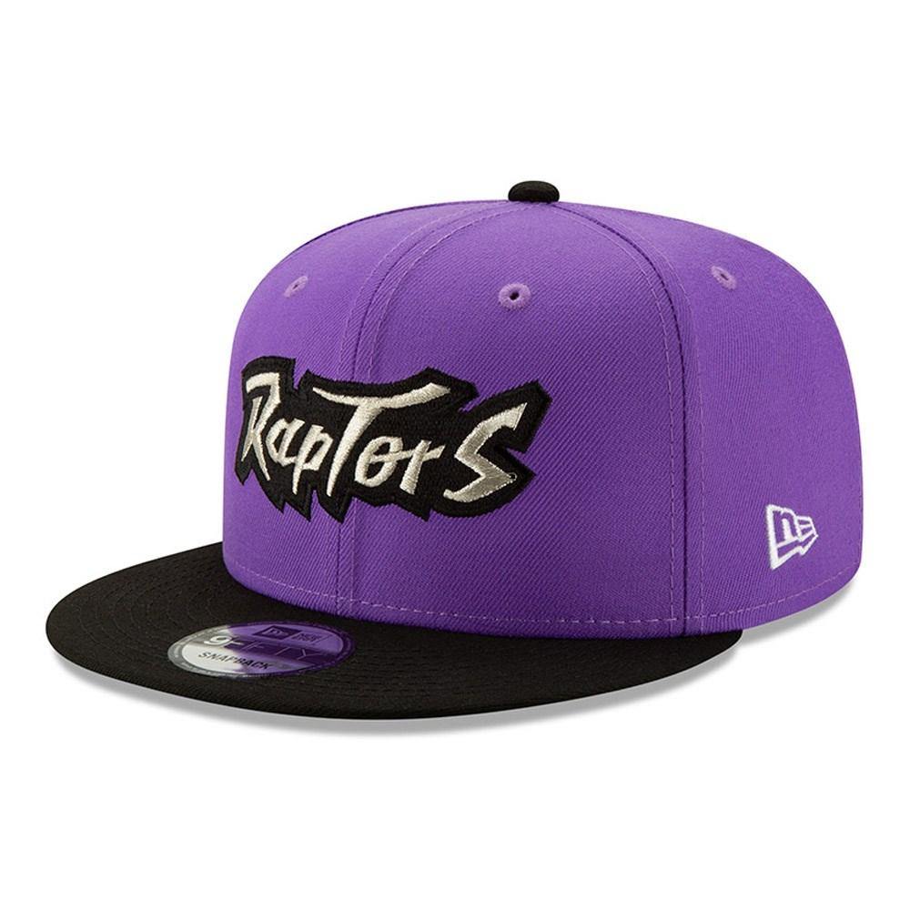 [12195010] Mens New Era NBA Hardwood Classics Night 9Fifty Snapback - Raptors - sneakAR