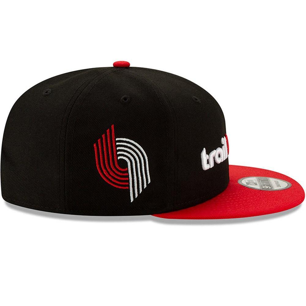 [12195012] Mens New Era NBA Hardwood Classics Night 9Fifty Snapback Trailblazers - sneakAR