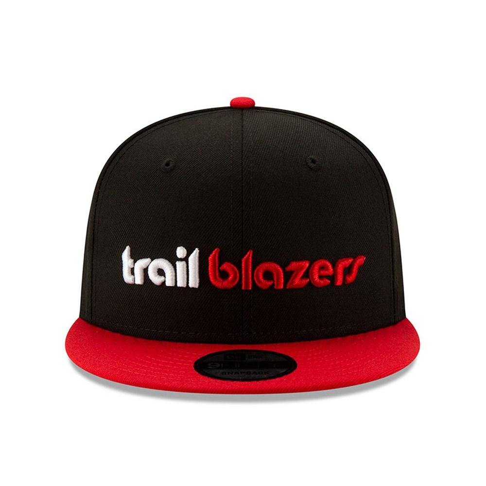 [12195012] Mens New Era NBA Hardwood Classics Night 9Fifty Snapback Trailblazers - sneakAR