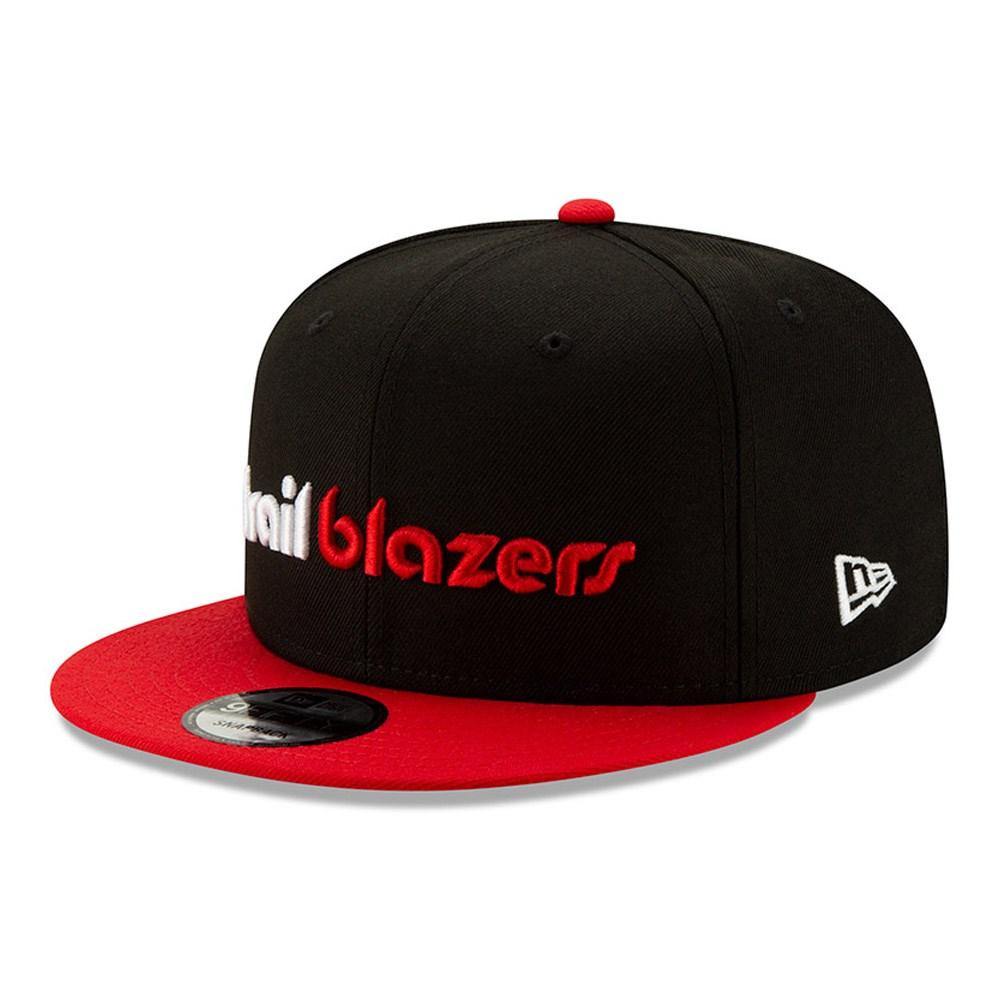 [12195012] Mens New Era NBA Hardwood Classics Night 9Fifty Snapback Trailblazers - sneakAR