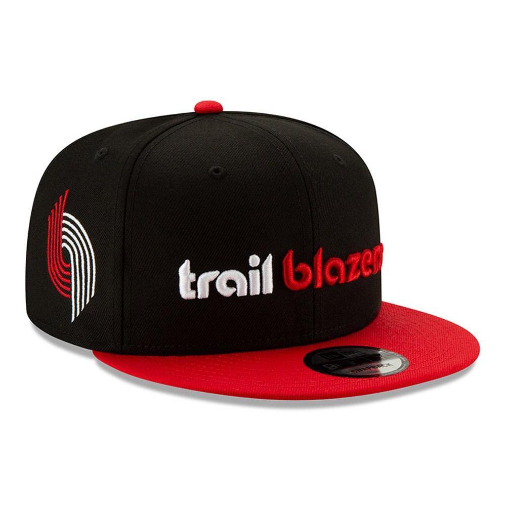 [12195012] Mens New Era NBA Hardwood Classics Night 9Fifty Snapback Trailblazers - sneakAR