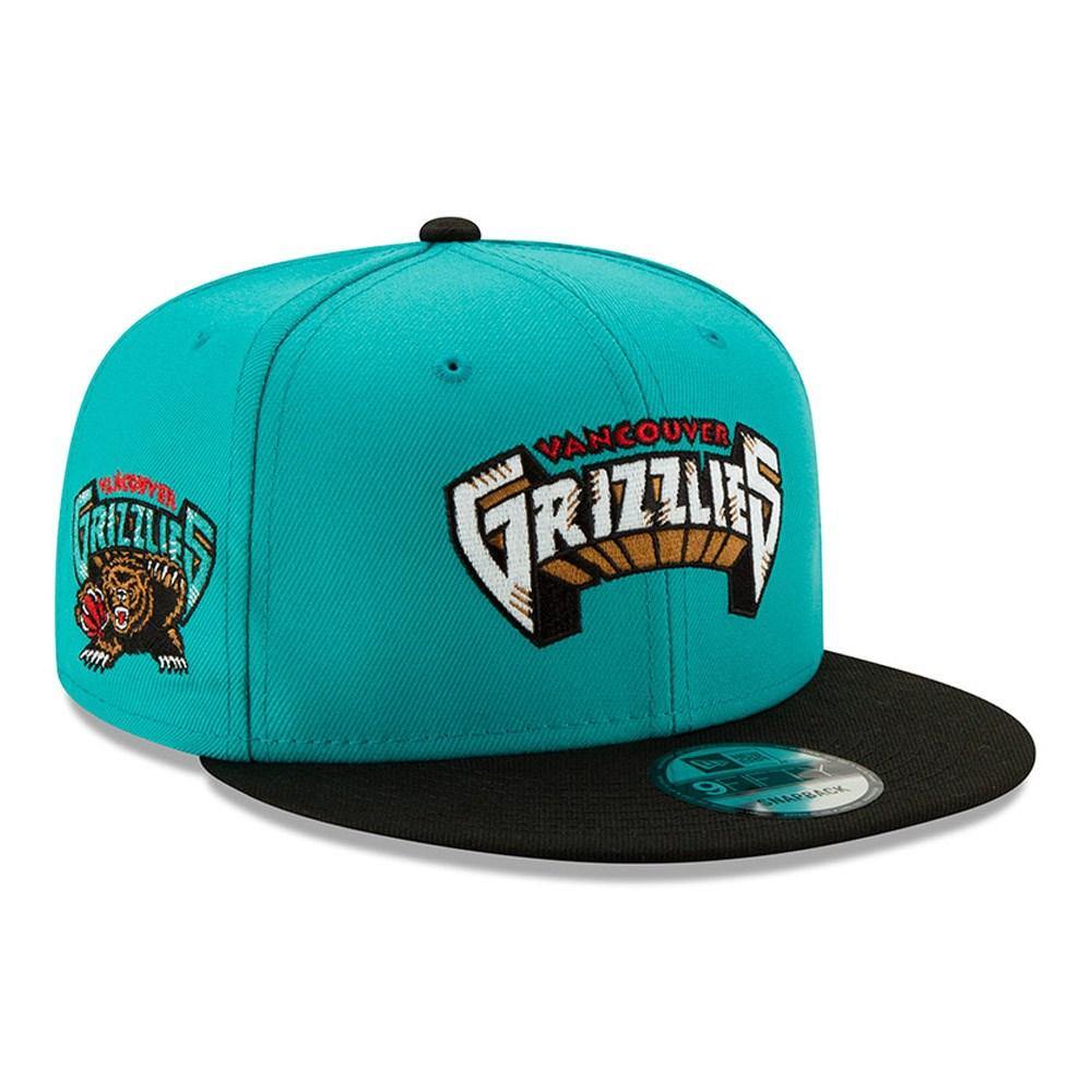 [12195014] Mens New Era NBA Hardwood Classics Night 9Fifty Snapback - Grizzlies - sneakAR