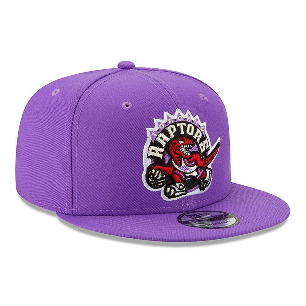 [12195033] Mens New Era NBA Hardwood Classics Night 9Fifty Snapback - Raptors - sneakAR