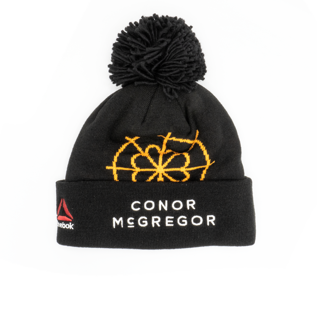 [KX63Z-MTC-UUFCMC] Mens Reebok UFC Conor McGregor Cuffed Knit Pom Beanie