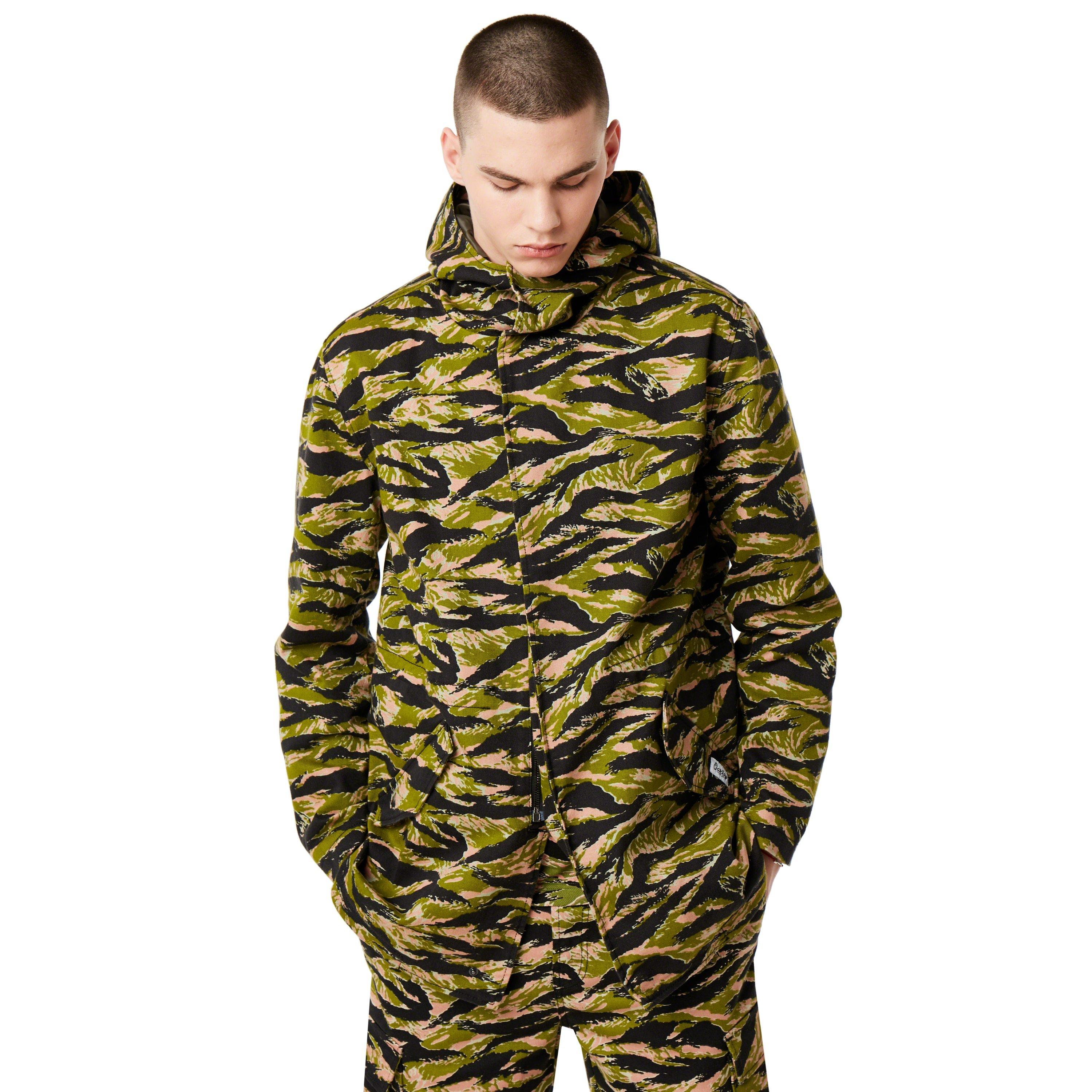 [412808-98T] Mens Oakley Tiger Camo Parka TNP - sneakAR