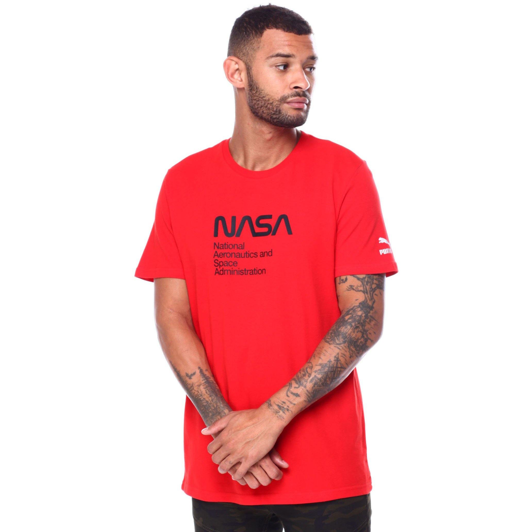 [597134-11] Mens Puma X NASA Space Agency Tee - sneakAR