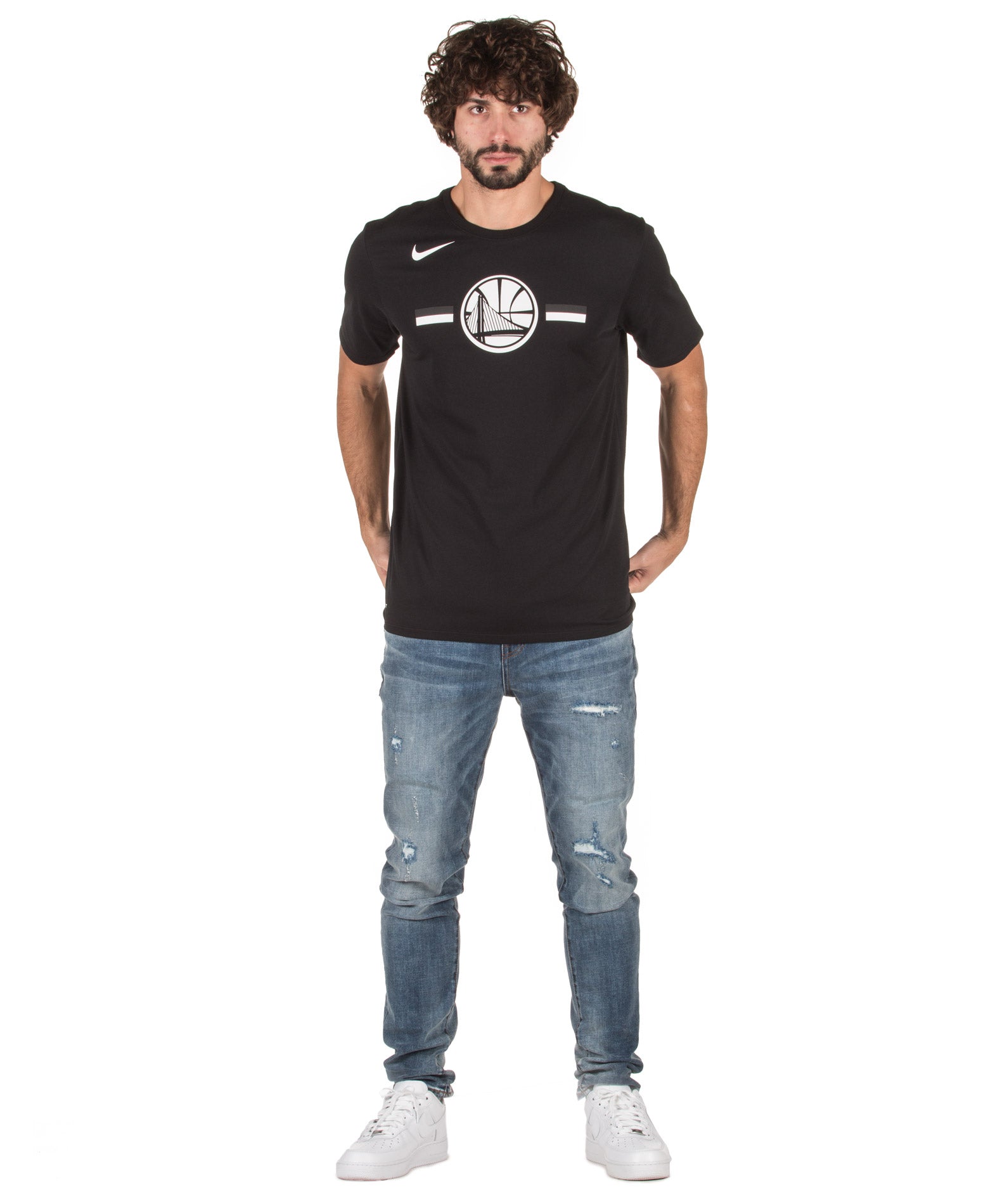 [933523-010] Mens Nike NBA Golden State Warriors Dri-Fit Essential T-Shirt