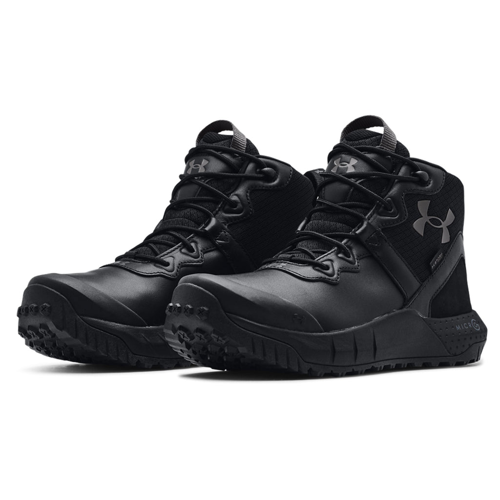 [3024334-001] Mens Under Armour Micro G Valsetz Mid Leather Waterproof Tactical