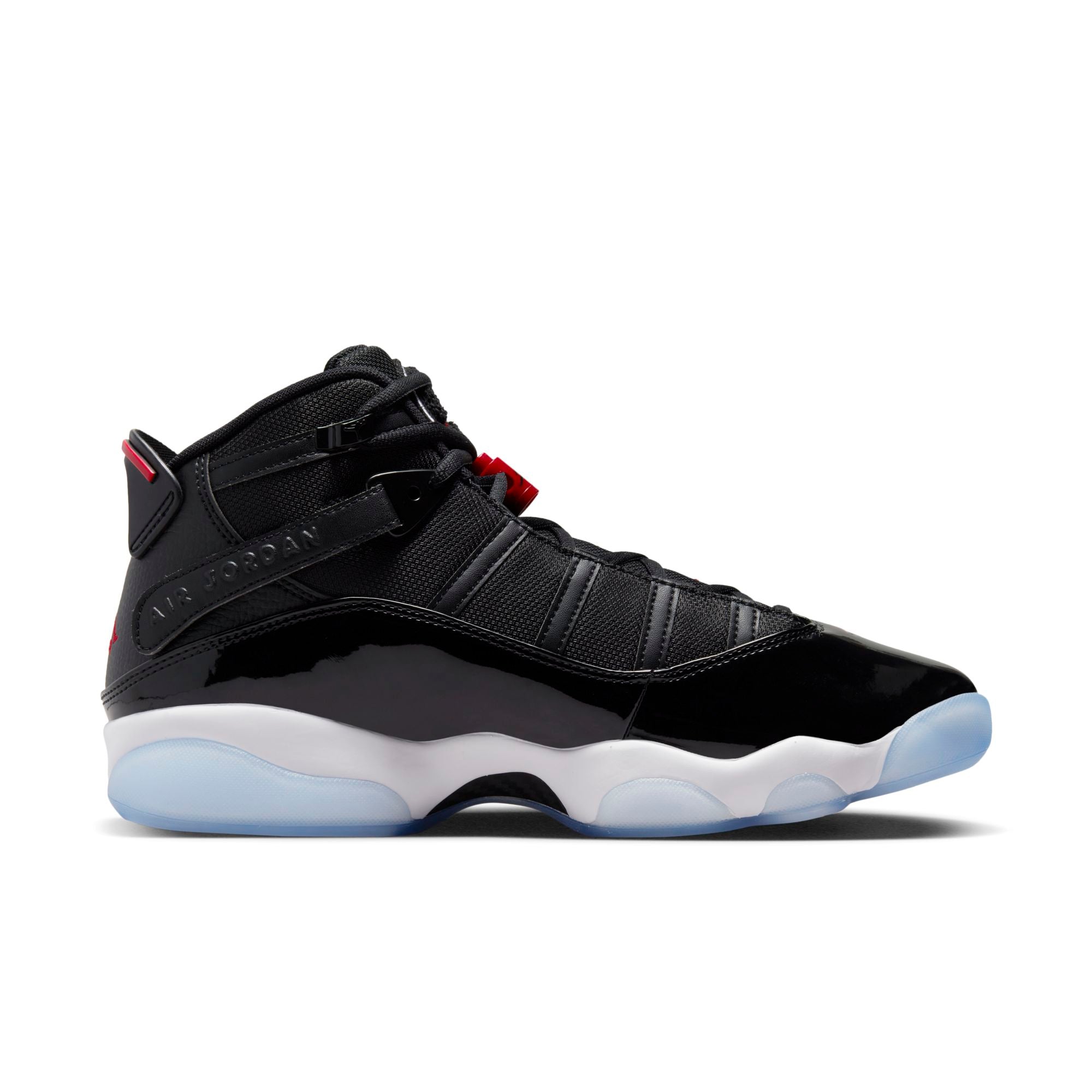 [322992-064] Mens Air Jordan 6 RINGS 'BLACK GYM RED'