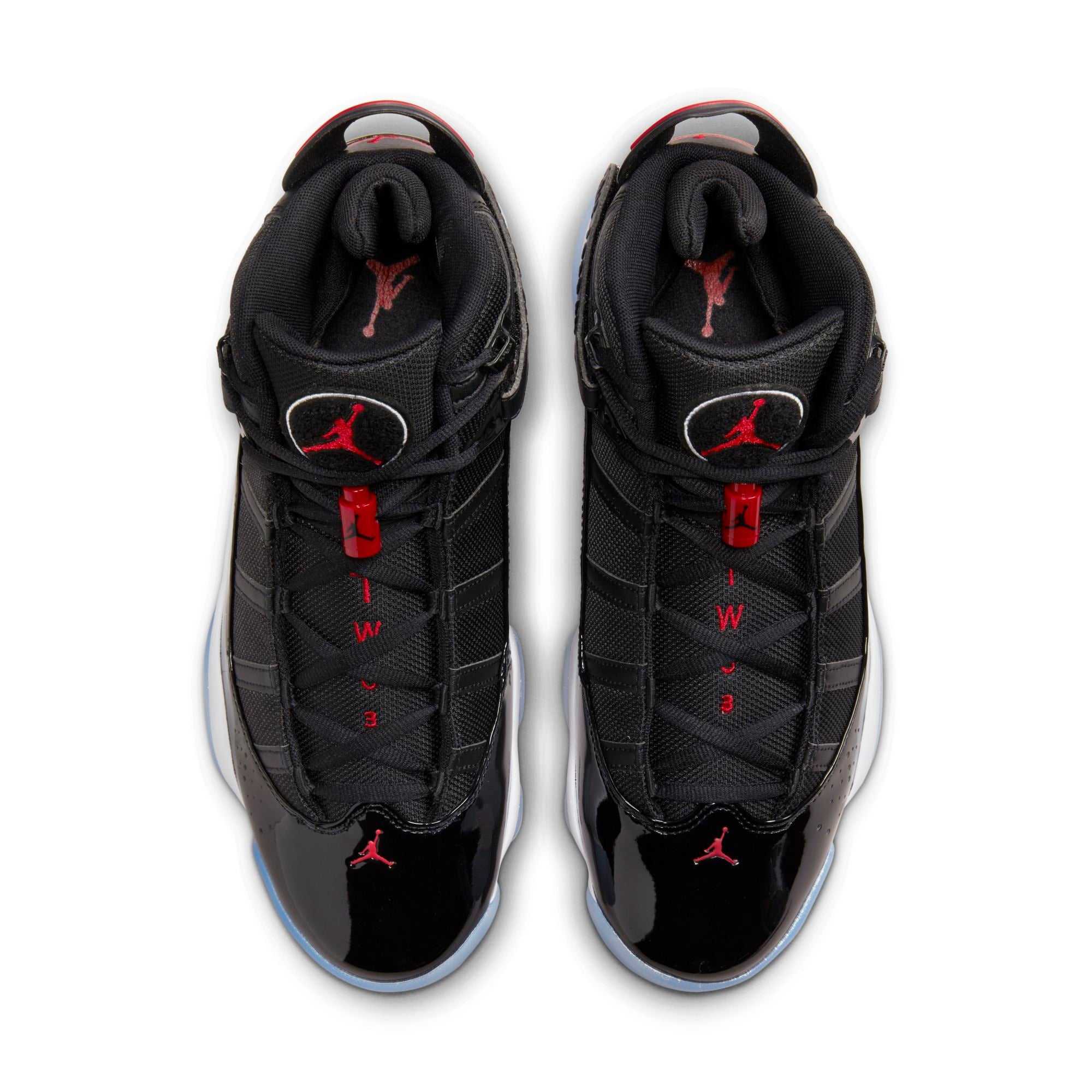 [322992-064] Mens Air Jordan 6 RINGS 'BLACK GYM RED'