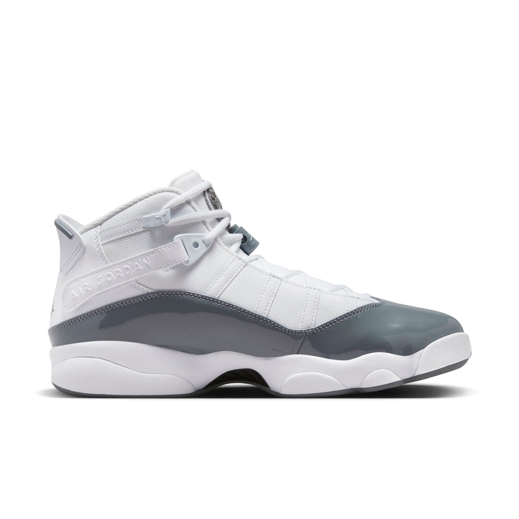 [322992-121] Mens Air Jordan 6 RINGS 'WHITE COOL GREY'