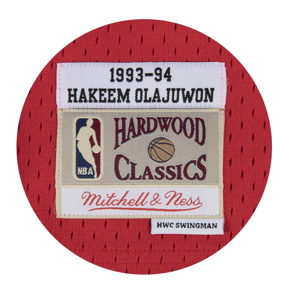 [353J311FGYHOL] Mens Mitchell & Ness NBA Hakeem Olajuwon 1993-94 Swingman Jersey Houston Rockets