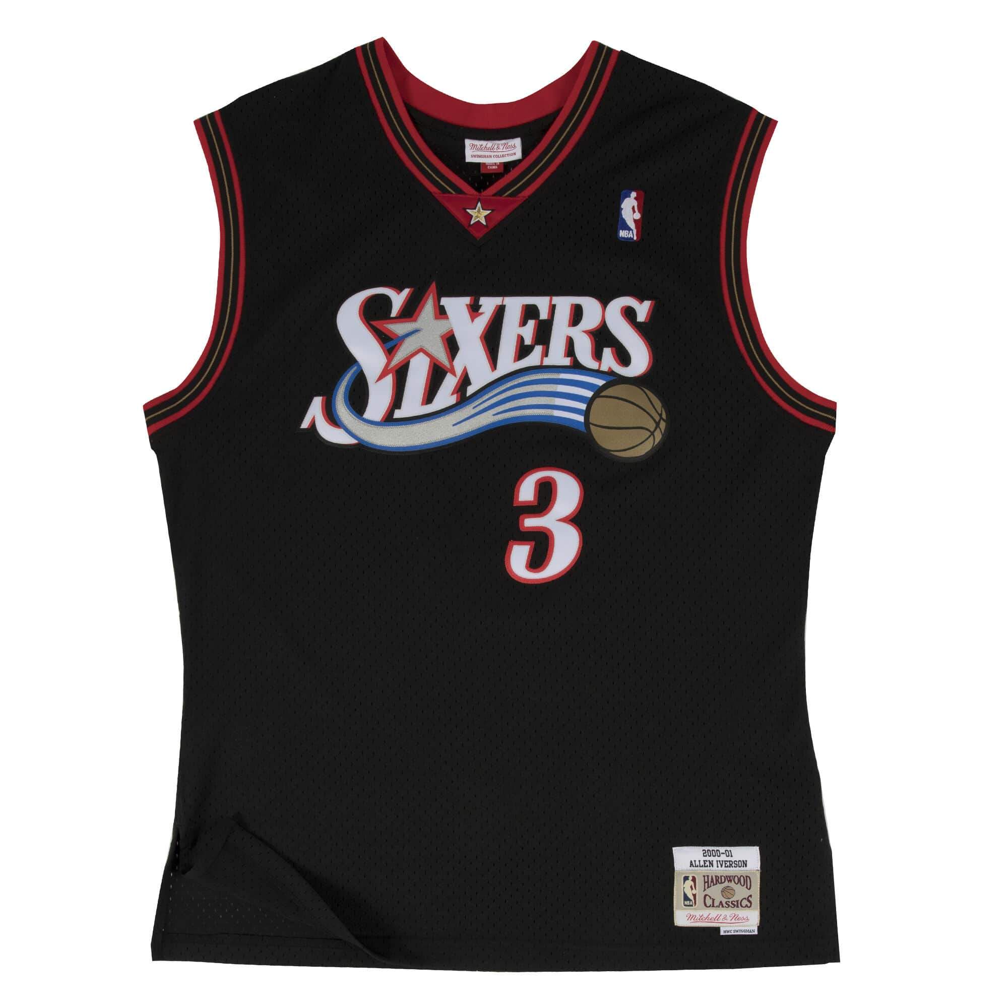 [353J3B2FGYAIV] Mens Mitchell & Ness NBA Allen Iverson Swingman Jersey Philadelphia 76ers