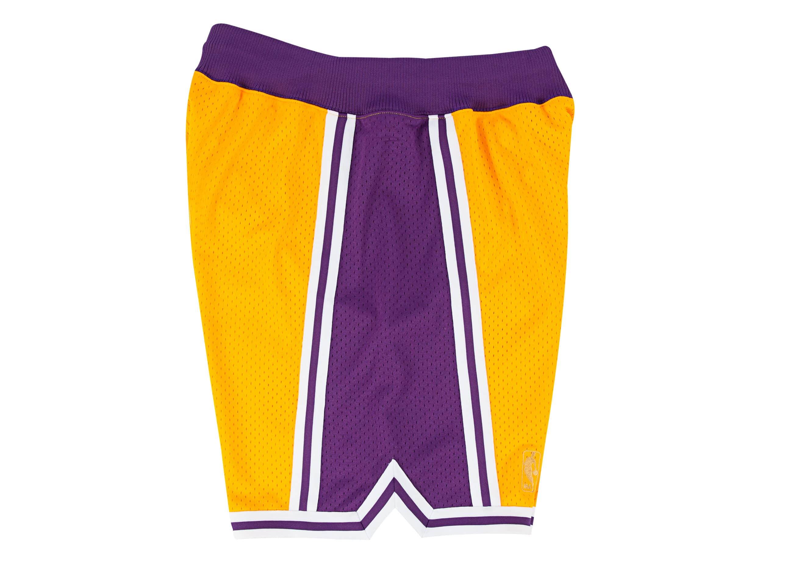 Mens Mitchell & Ness NBA Authentic Shorts 1996 Los Angeles Lakers - sneakAR